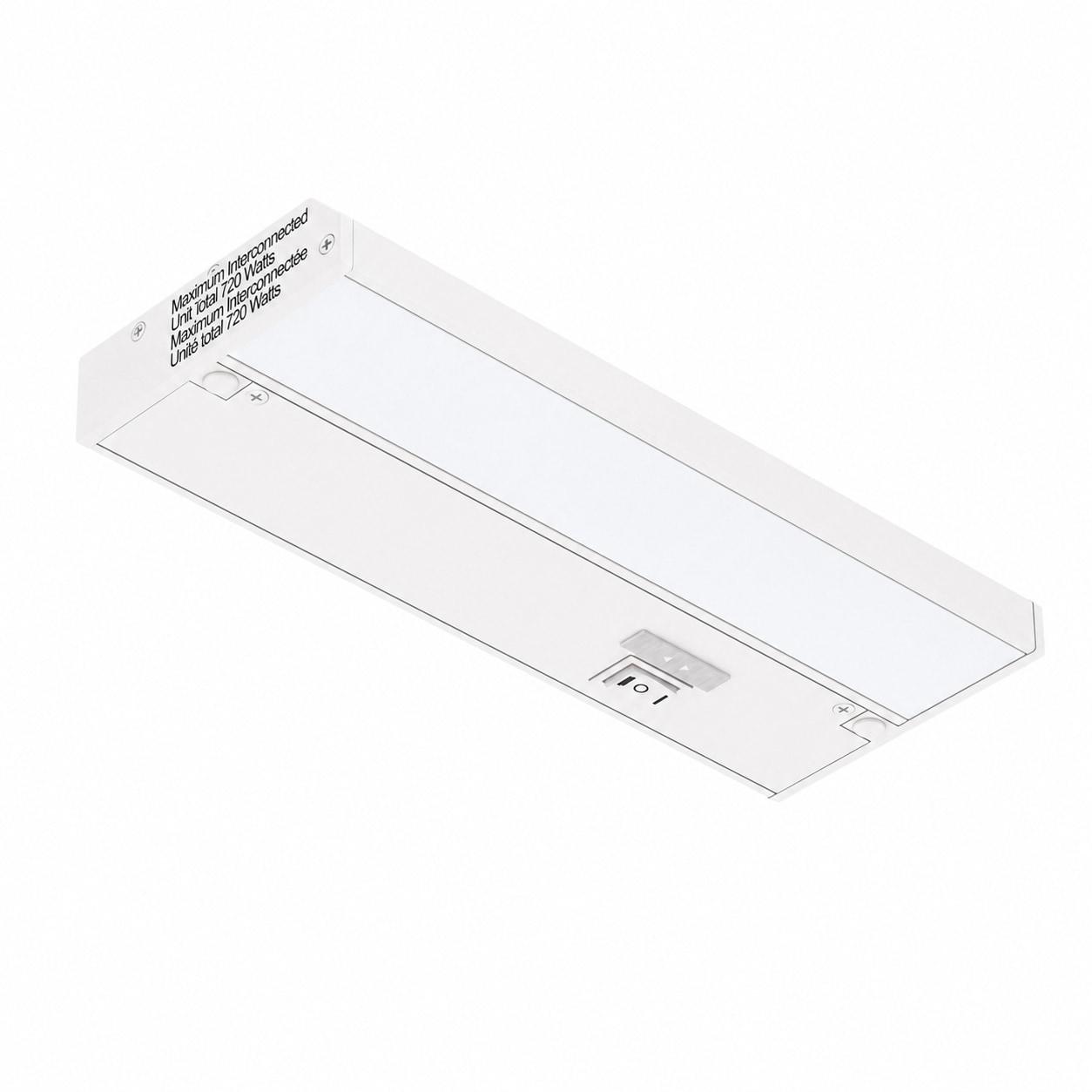 Aoibox -  9 in LED Under Cabinet Light Bar Selectable 2700K 3000K 4000K Dimmable Hardwired or Plu...