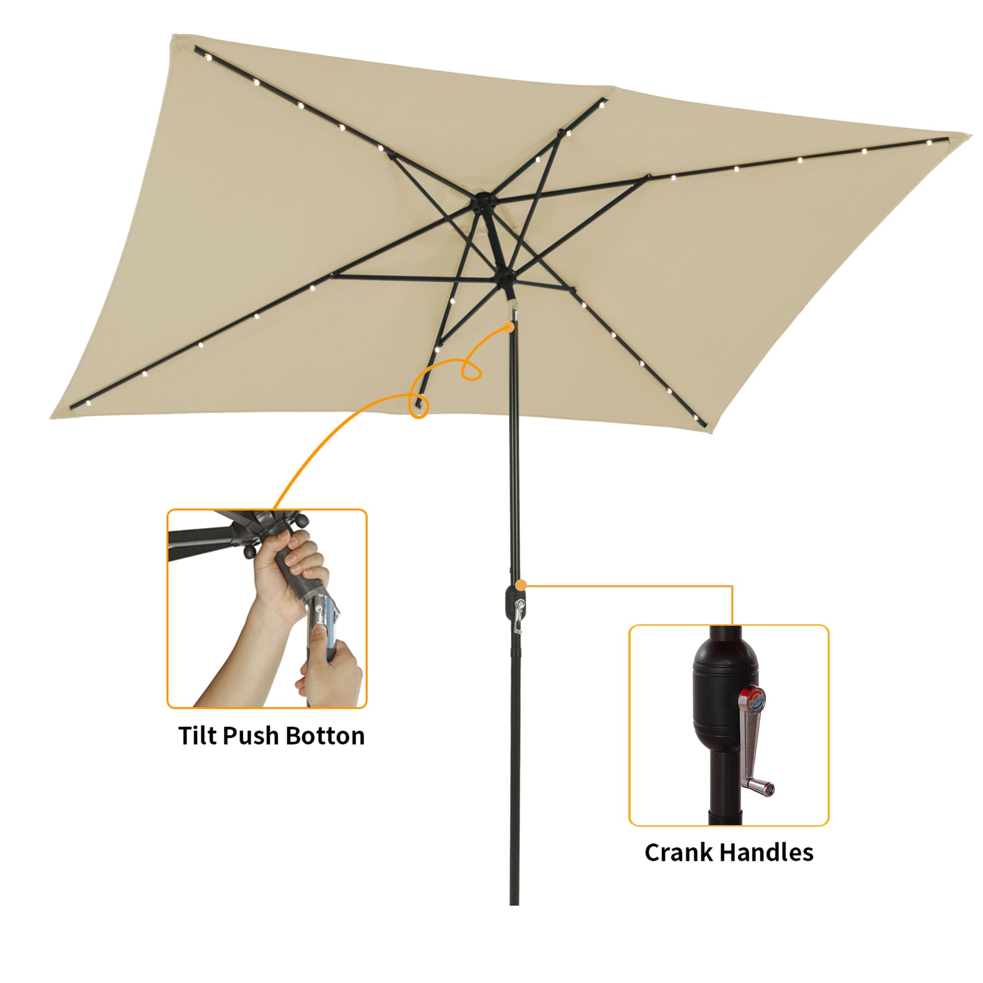CASAINC WF-SM-RLED300TP Umbrellas-2 - View #4