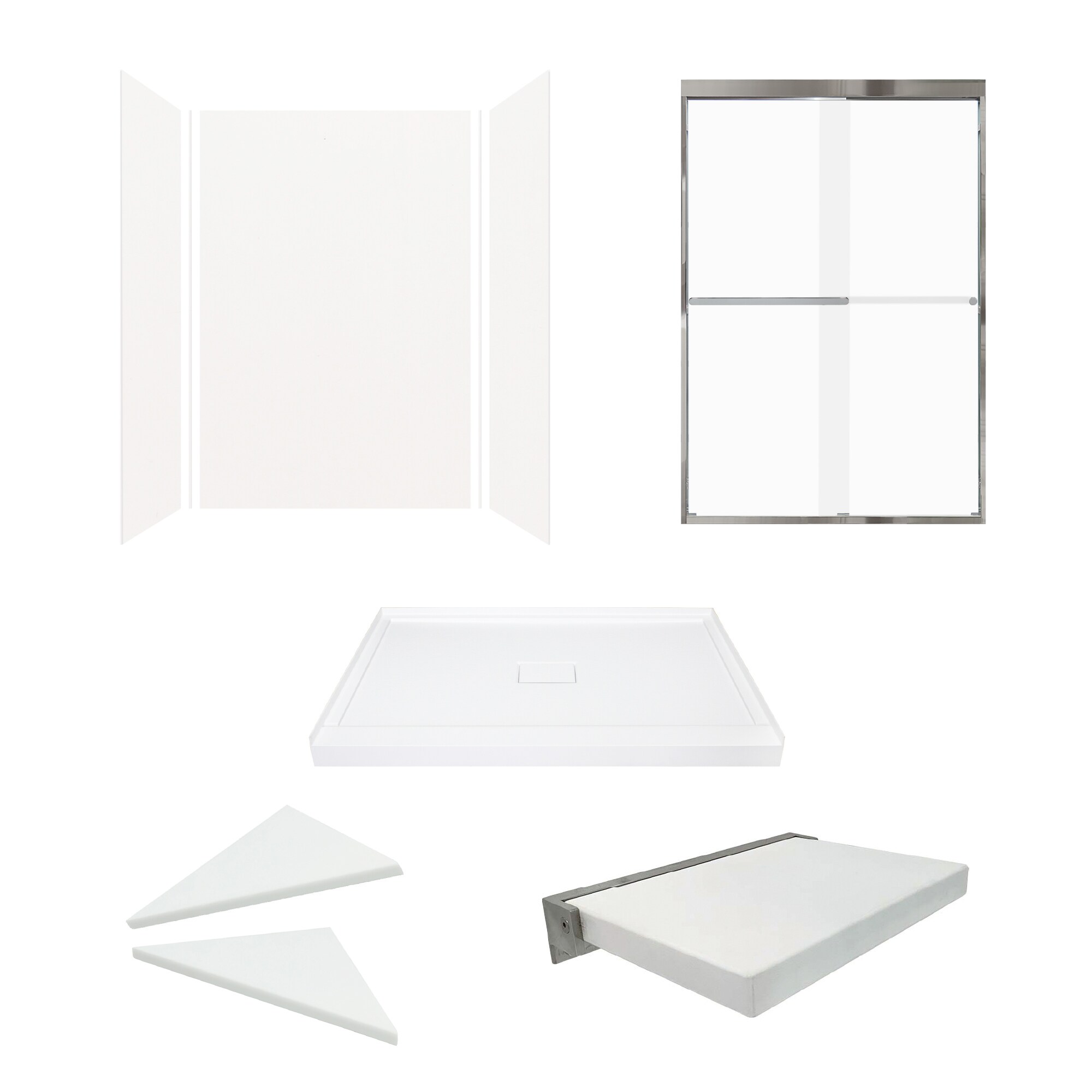 Transolid KSAE4834C-31PC Alcove-Shower-Kit - View #2