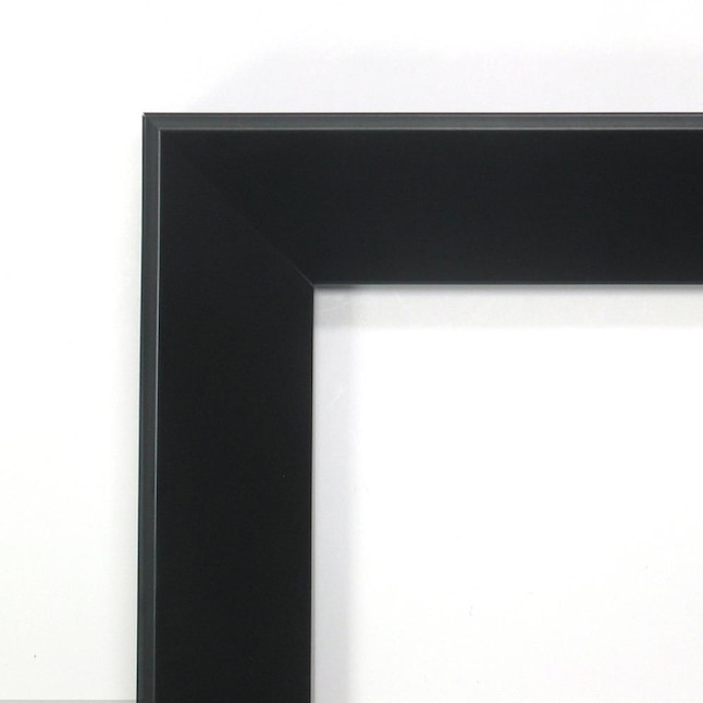 Amanti Art Madison 24.5-in W x 30.5-in H Satin Black Beveled Wall ...