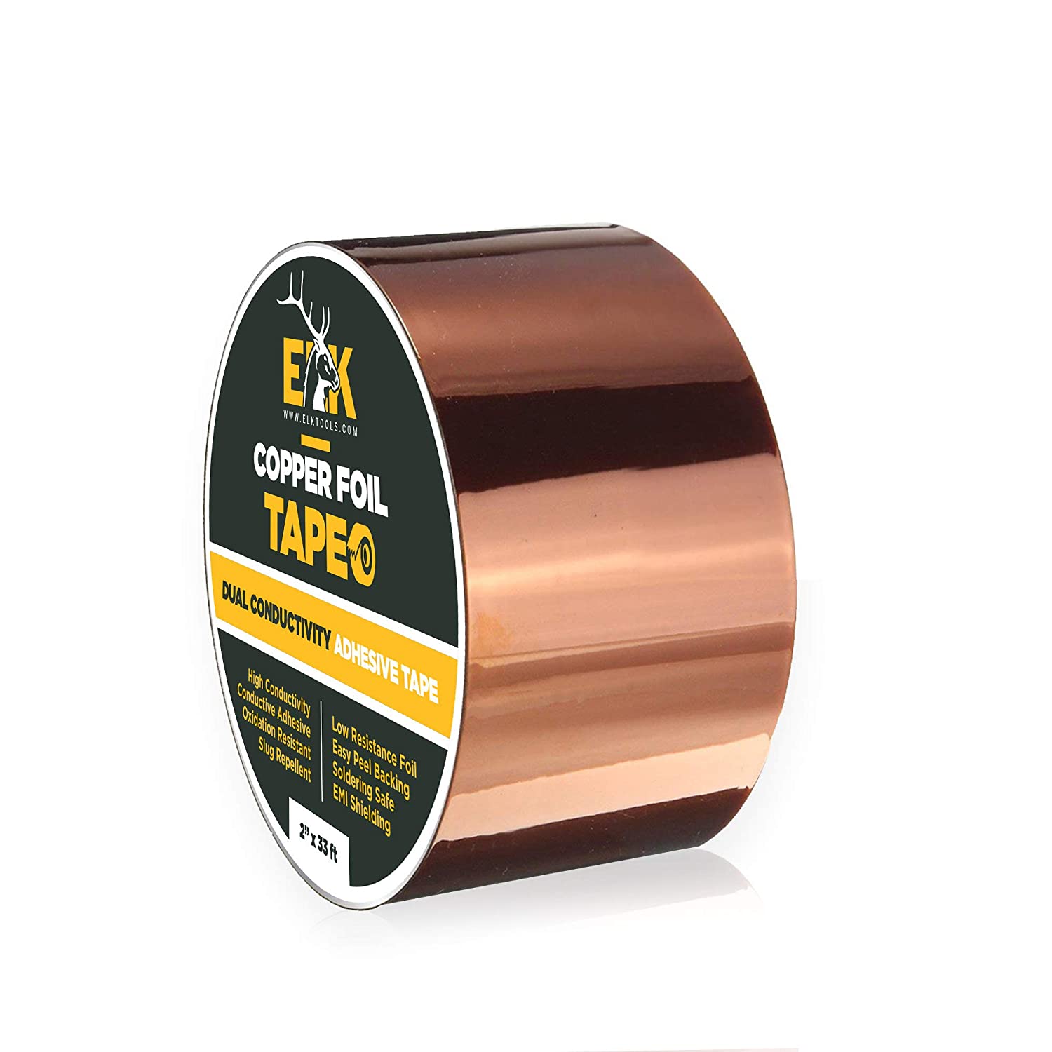 Elk 2-in x 33-ft Glass Cloth Electrical Tape Copper | CFTP2X33