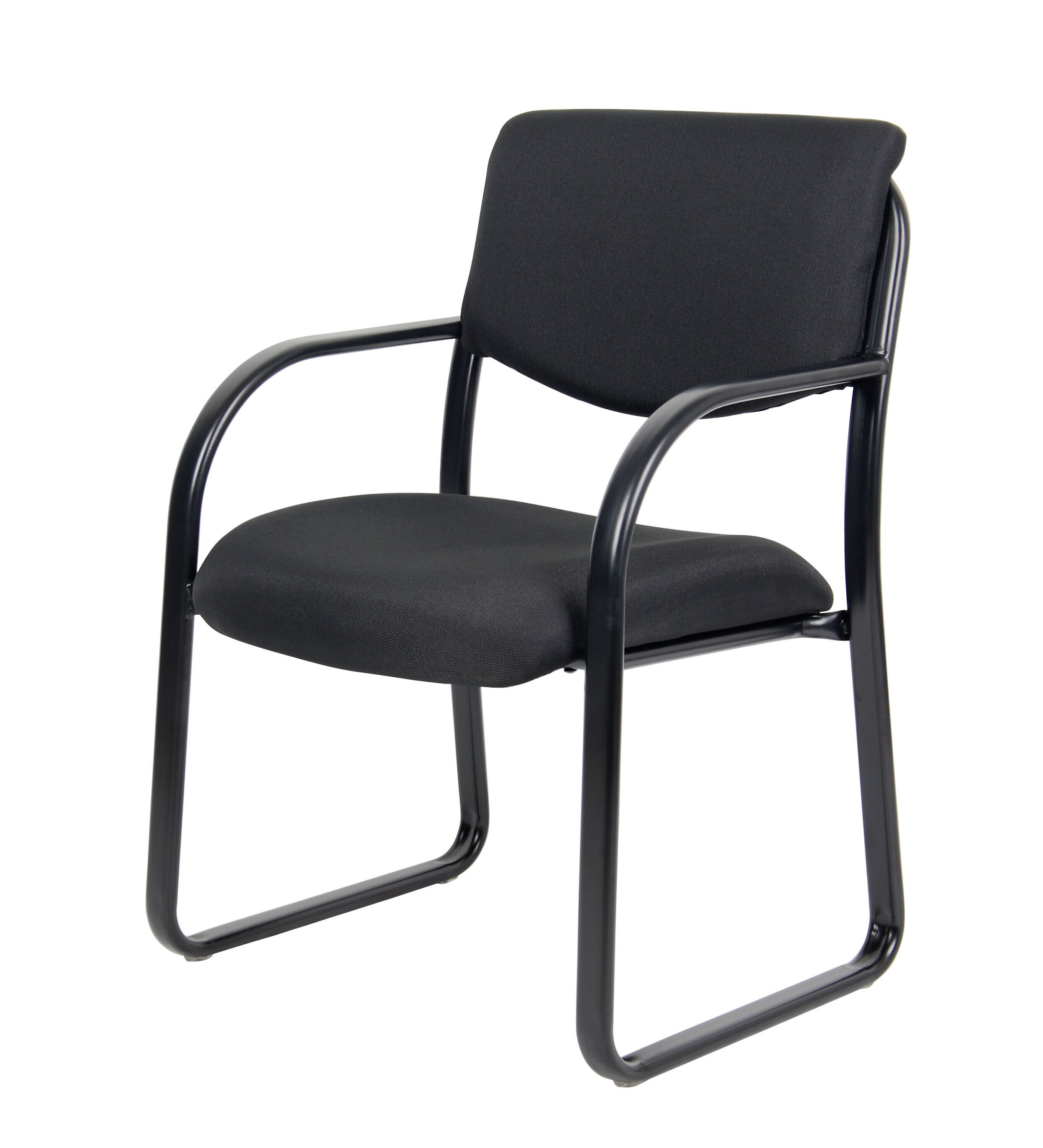 Boss Office Products Black Reception Chair in the Guest & Reception ...