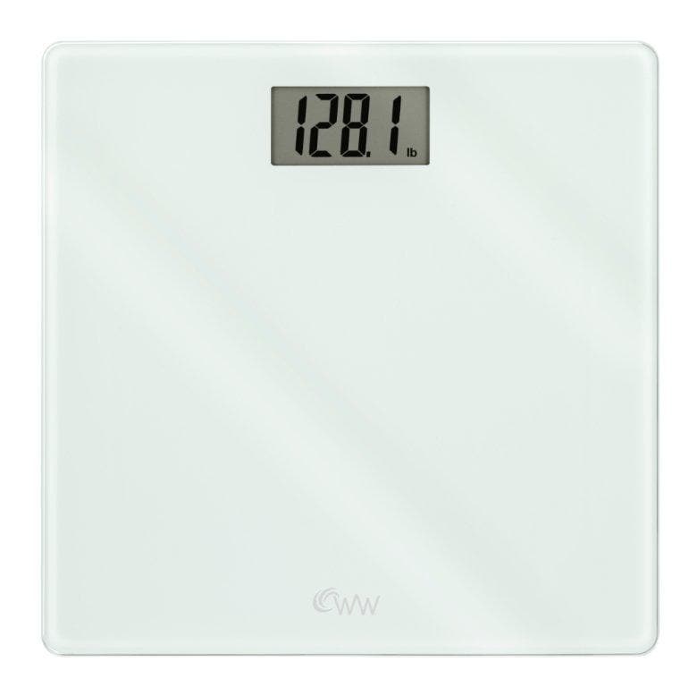Digital Body Scale Weight Watchers Bathroom Step-on 400 lb/ 180 kg Large Display 