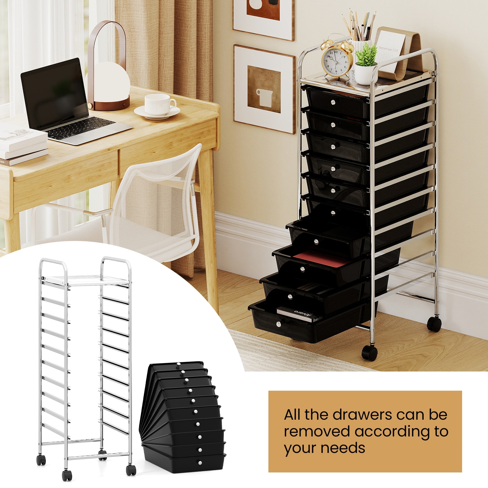 Slickblue D-CO-KD23301ZJ Office-Carts - View #4
