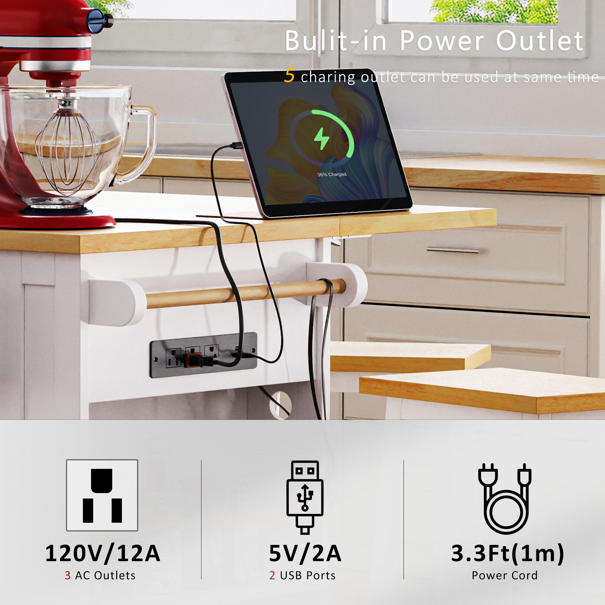 BABOOM BOM-W07251-OR Kitchen-Furniture - View #8