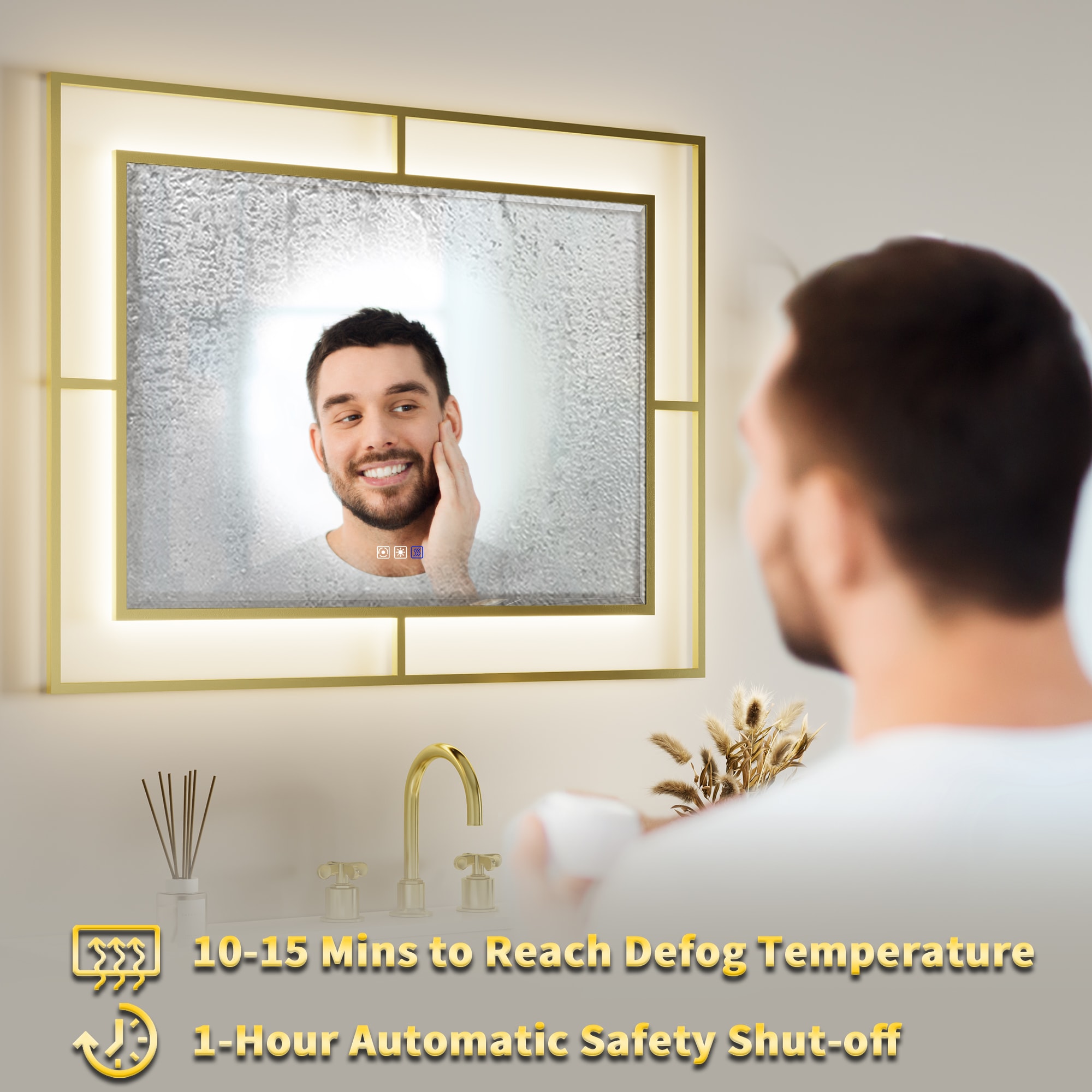 ExBrite EXBM4836V10GXX Framed-Bath-Mirrors - View #5