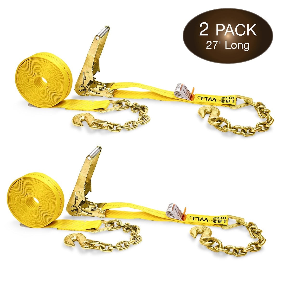 DC Cargo 2-in x 27-ft Tie Down with S-hook 10000-lb Break Strength in ...