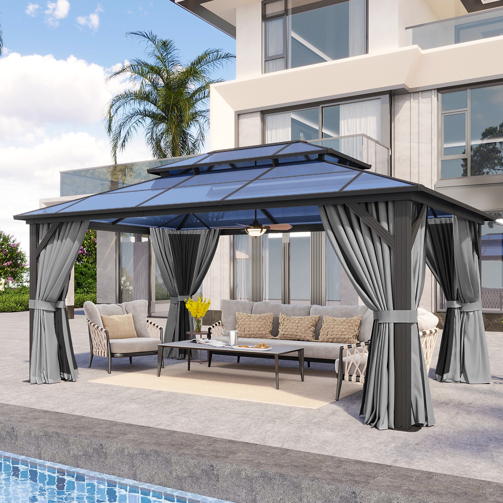 AOXUN AX-401G12 Wood-Resin-Gazebos - View #7