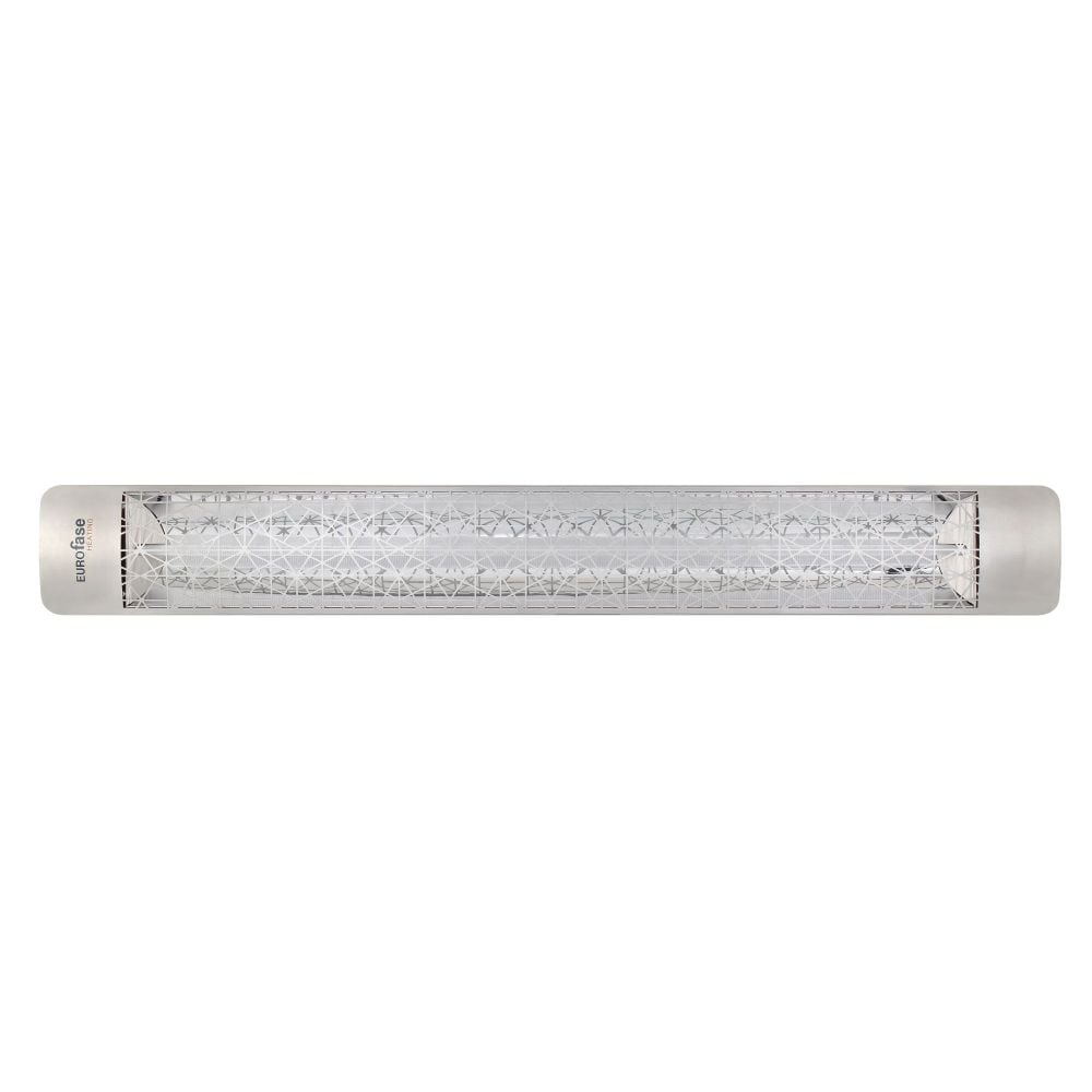 Eurofase  Heating - 3000 Watt Single Element 61 Inch Electric Patio Heater-277 Voltage-Stainless Steel Finish-Astra Decorative Fascia