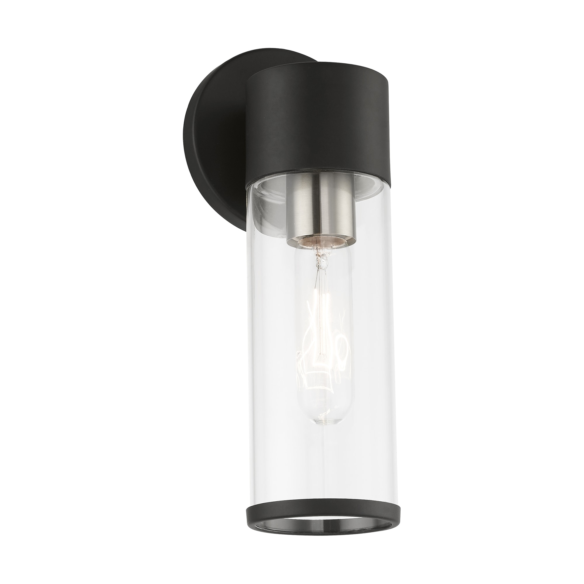 Livex Lighting Banca 4.25-in W 1-Light Matte Black Modern