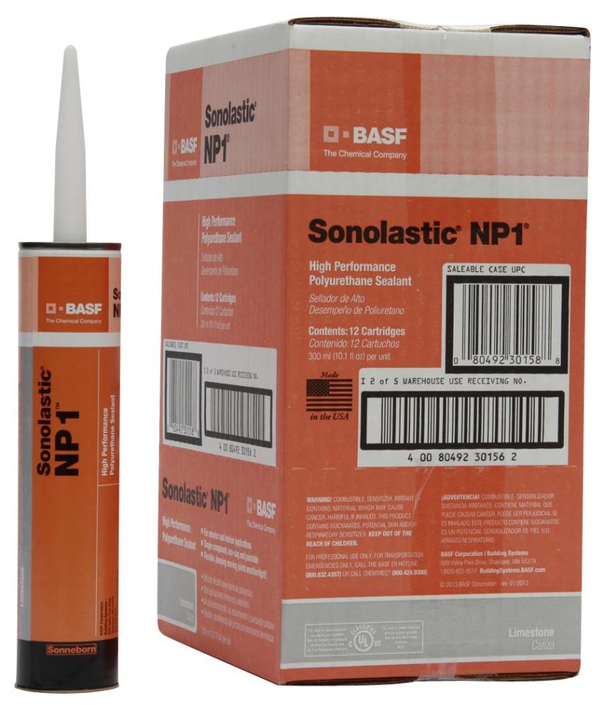 BASF NP1LMSTN12 NP1 121.2-oz Limestone Paintable Advanced Sealant Caulk