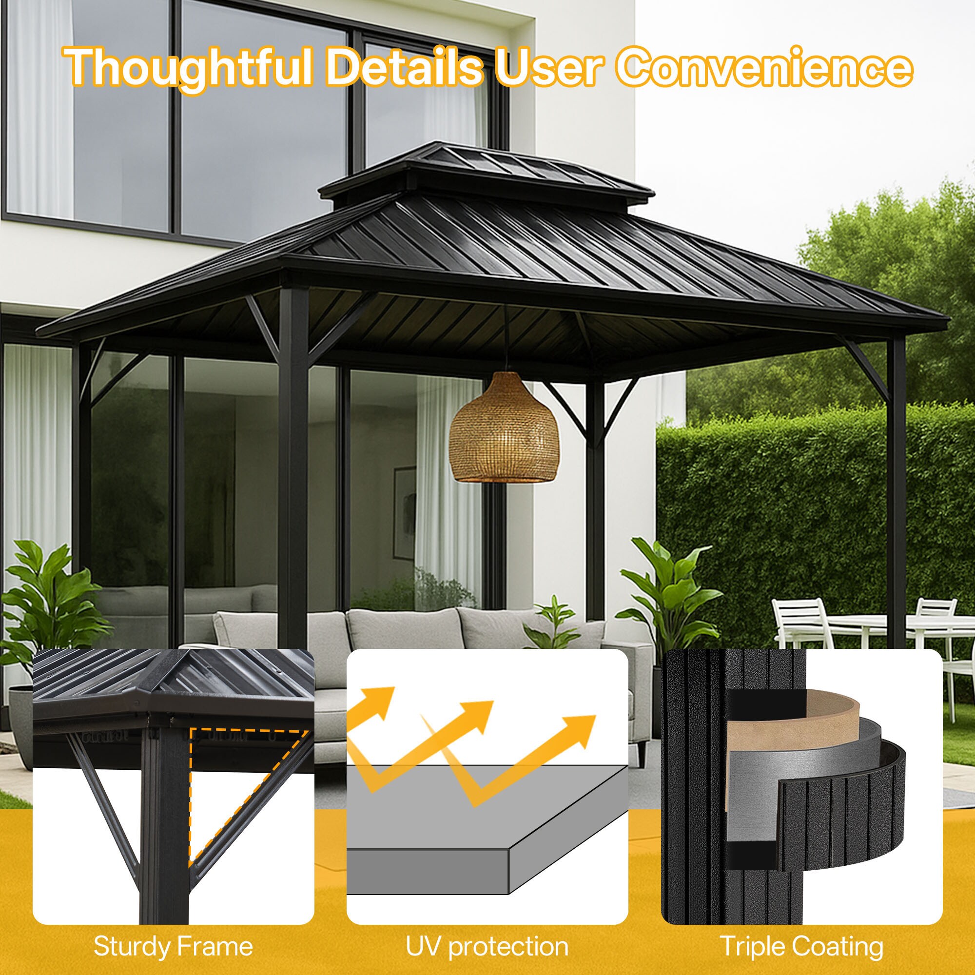 Bybafun YC9300003 Wood-Resin-Gazebos - View #6