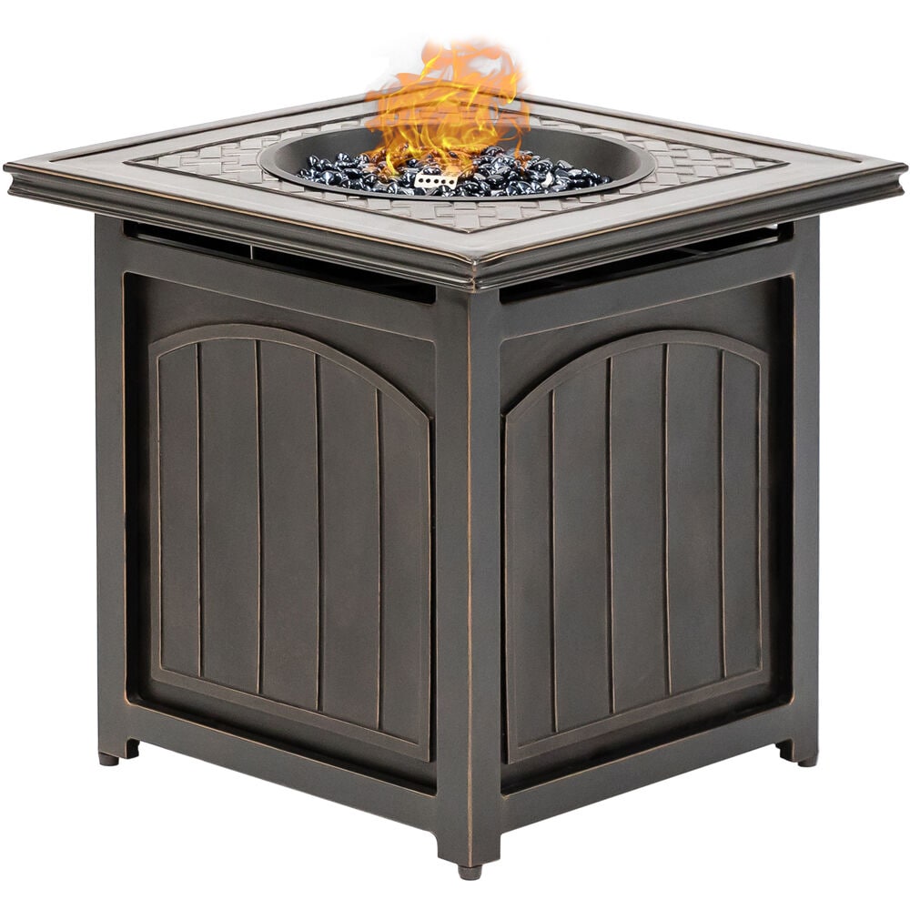 Hanover TRAD26SQFP Traditions Square Outdoor End Table 25.98-in W x 25.98-in L