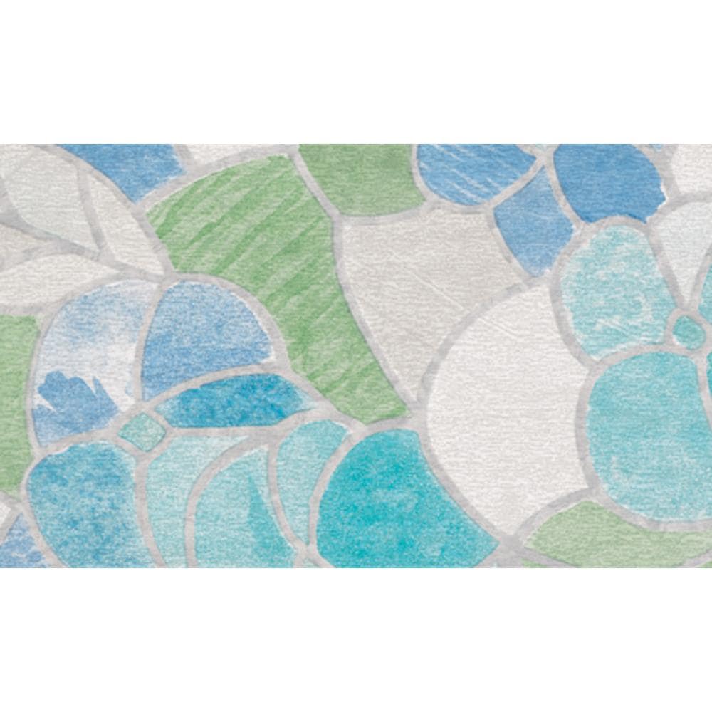 Wallpops 18 In X 79 In Multi Color Stained Glass Applique Window Film 2 Pack In The Window Film Department At Lowes Com