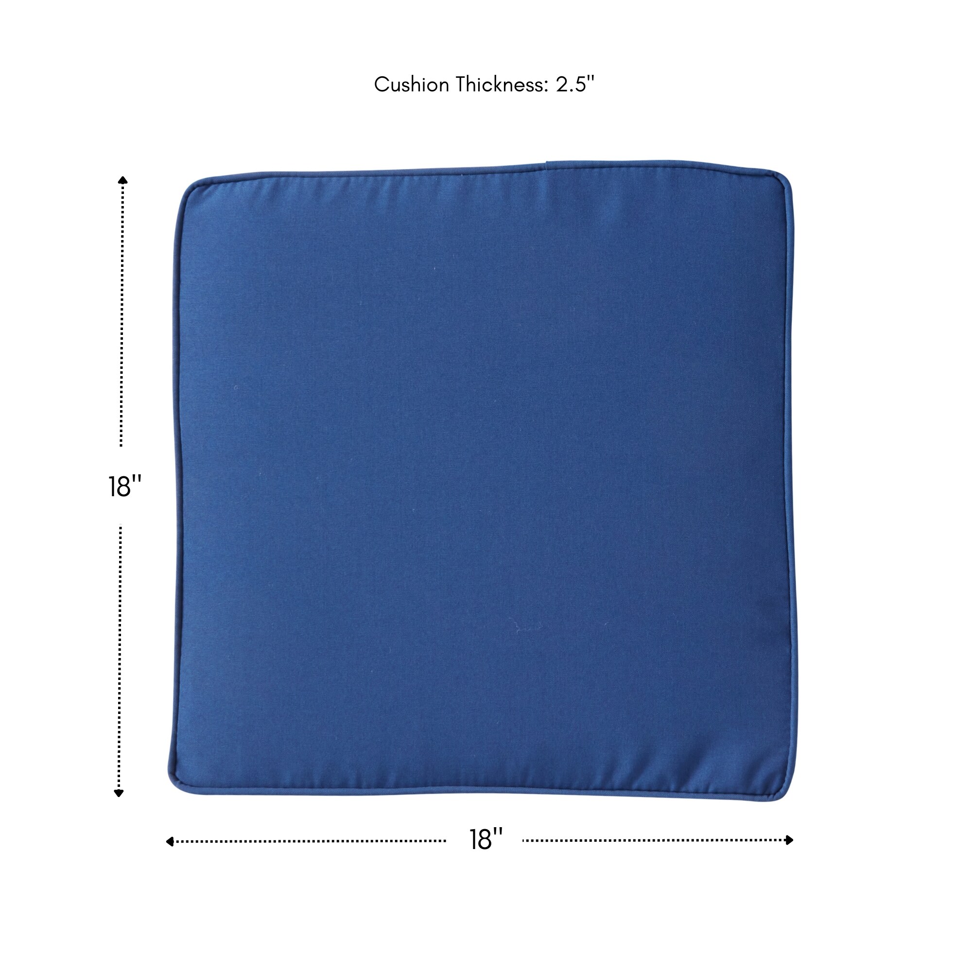 Greendale Home Fashions OP1100S2-MARINE Patio-Furniture-Cushions - View #6