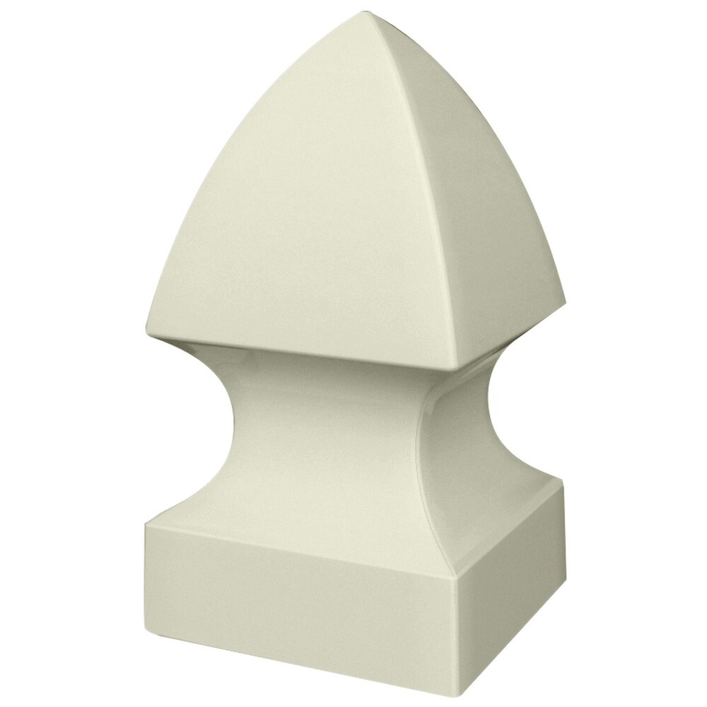 Outdoor Essentials 116091 5-Inches W x 5-Inches L Tan Vinyl fence Post cap - Fits Common Post Measurement: 5-in x 5-in