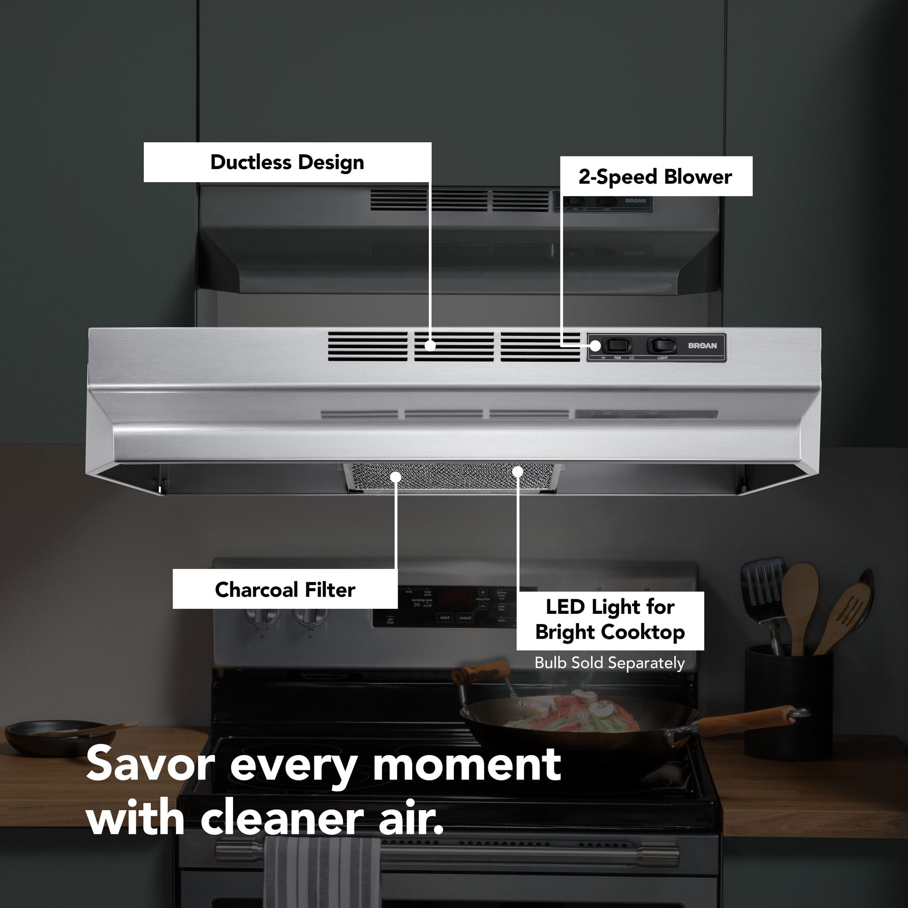 Broan 4130SF Undercabinet-Range-Hoods - View #2