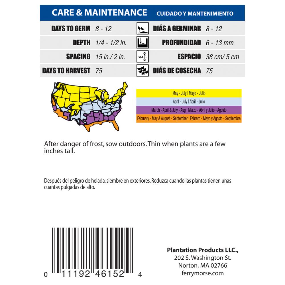 Ferry-Morse 554400.178.906537 Vegetable-Herb-Seeds - View #2