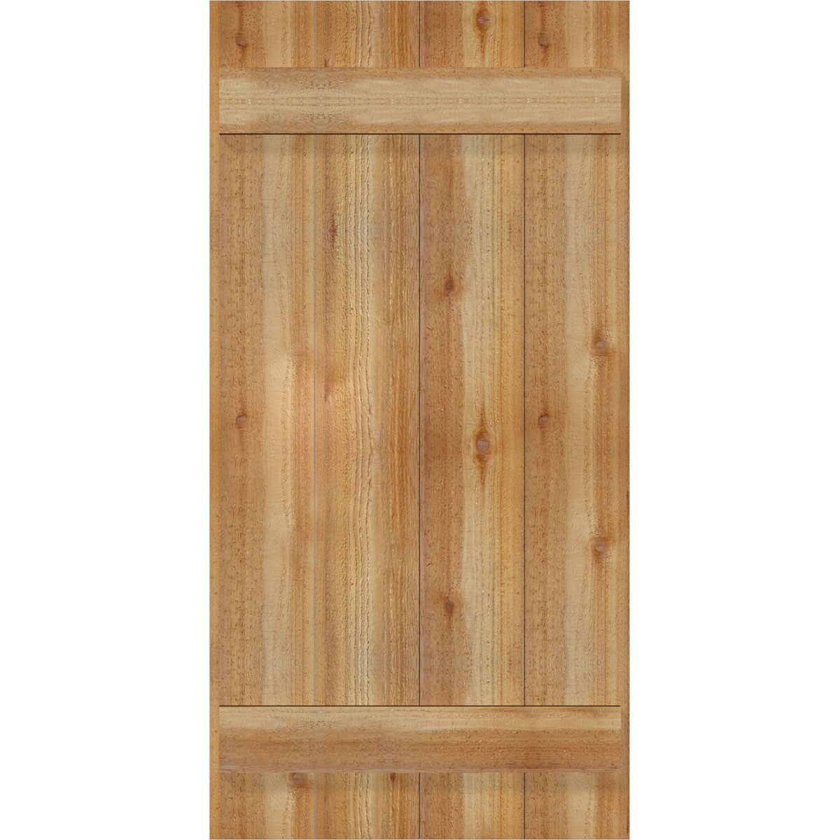 Ekena Millwork RBJ06S21X043RWR Exterior-Shutters - View #5