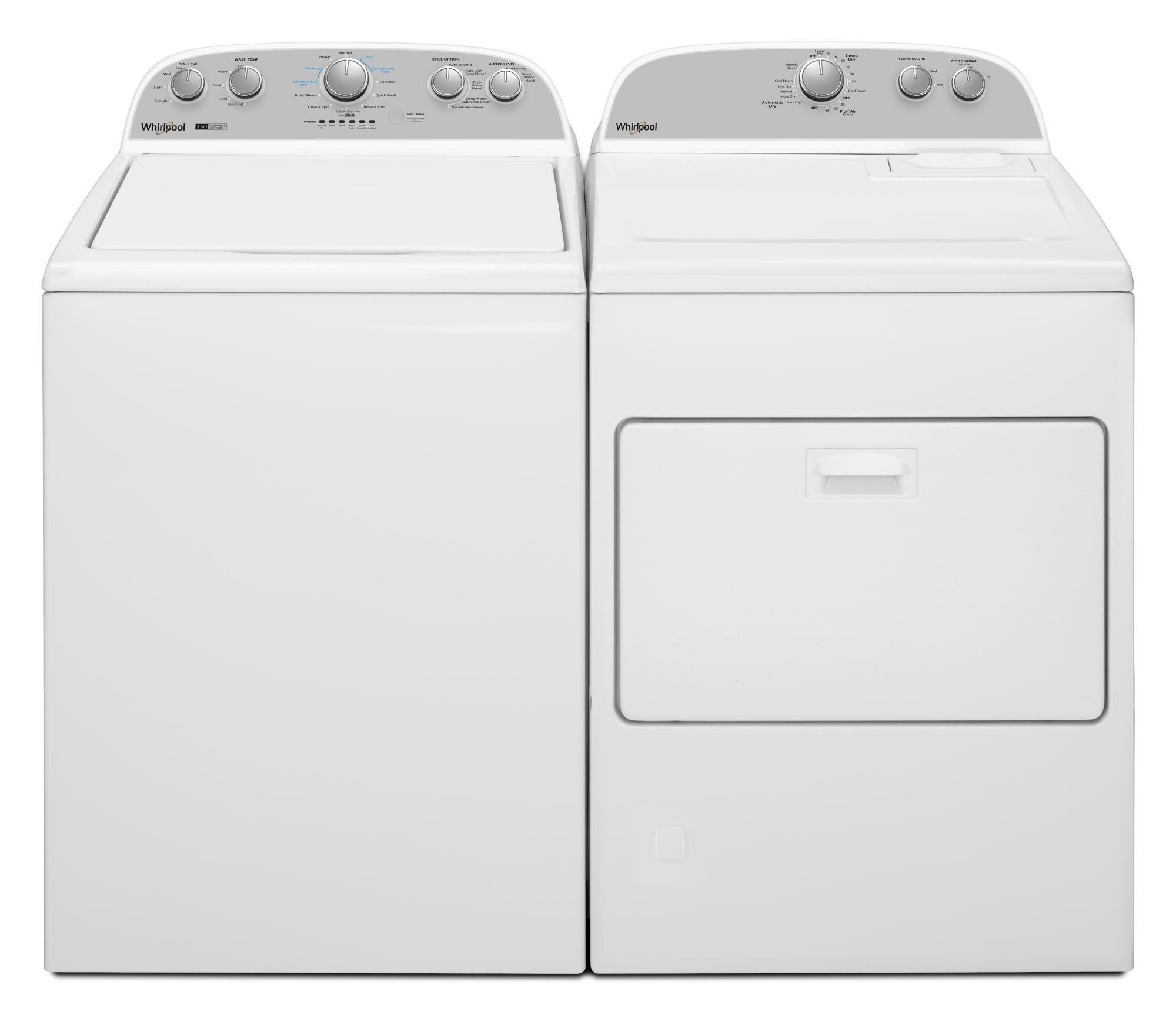 Amana Top Load Dual Action Agitator Washer & Dryer Set