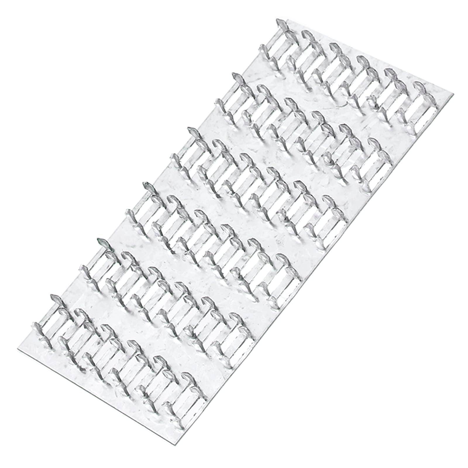 Afoxsos  Truss Plates Three by Six Inches Twelve Pieces Pronged Mending Plates with Nail Teeth for Roofing Wood Connector Twenty Gauge Thickness