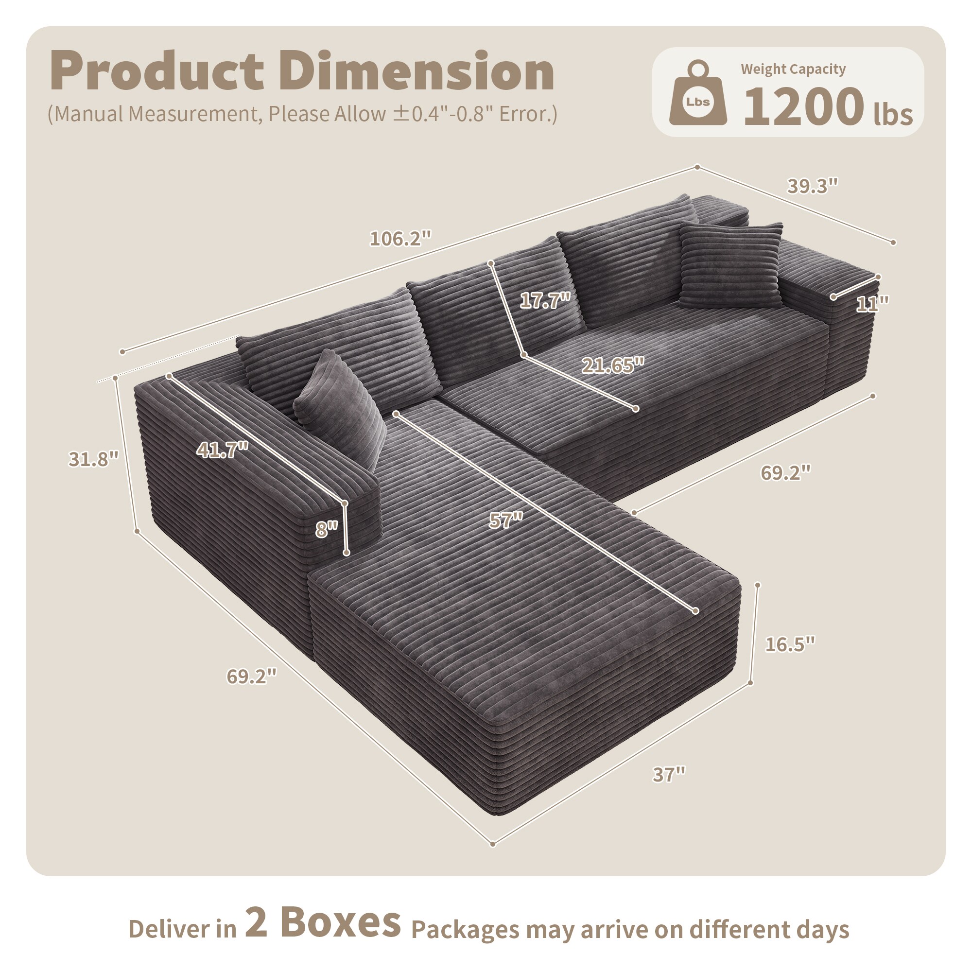 Pouuin SVI91L Sofas-Loveseats - View #2