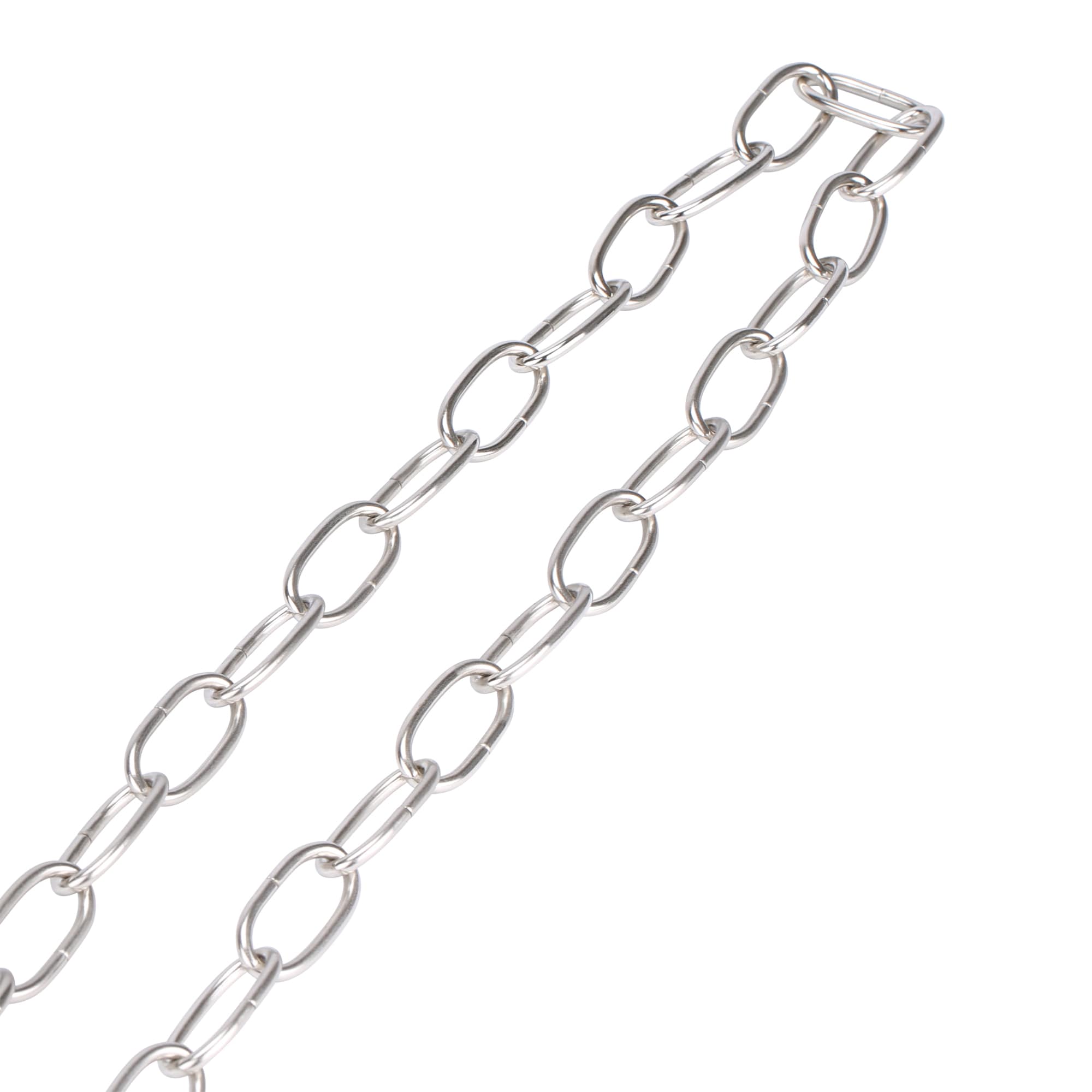 Progress Lighting 10-ft Brushed Nickel Lighting Chain P8757-09 at Lowes.com