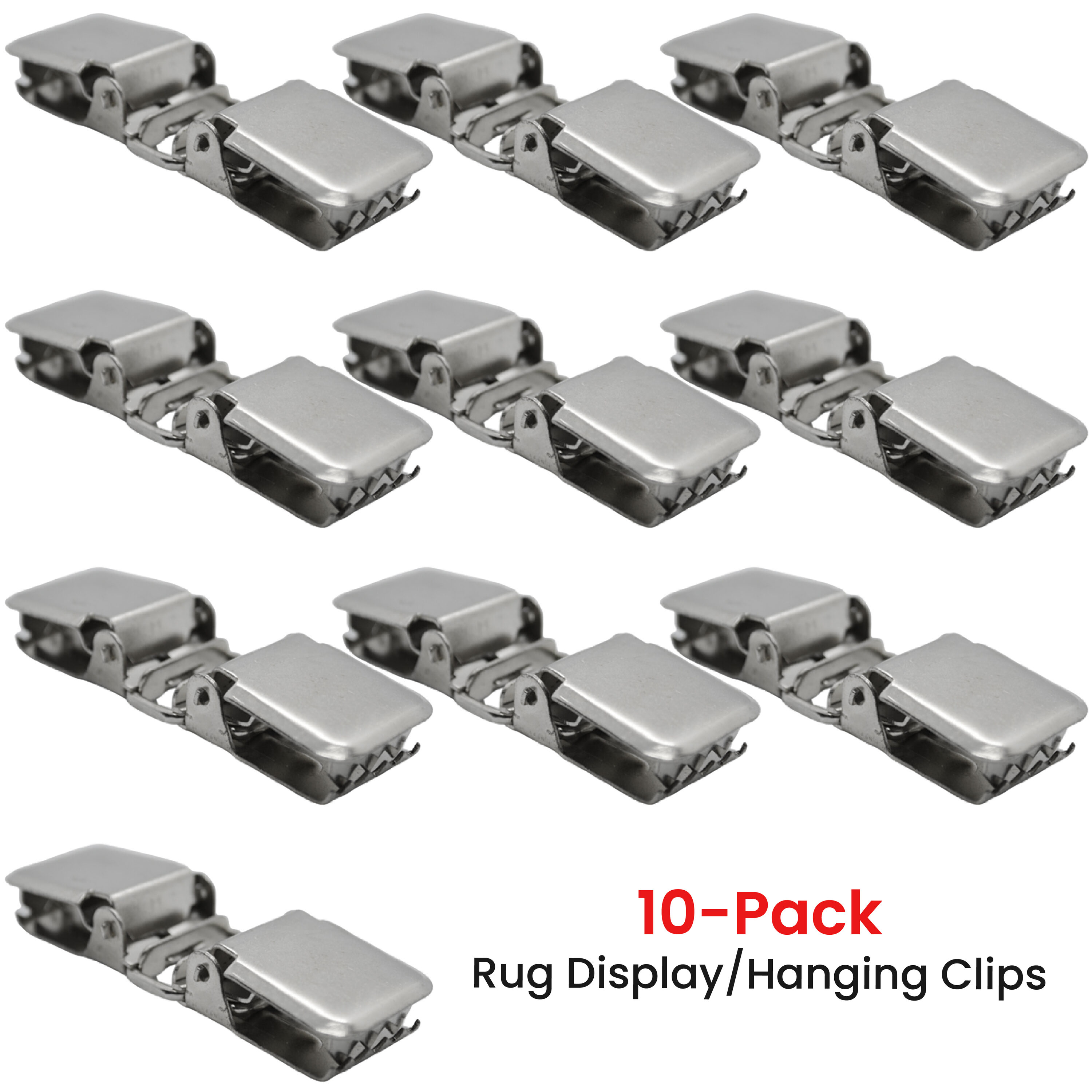 ANDUSTRIAL 10-Pack Silver Metal Clothespins in the Clothespins