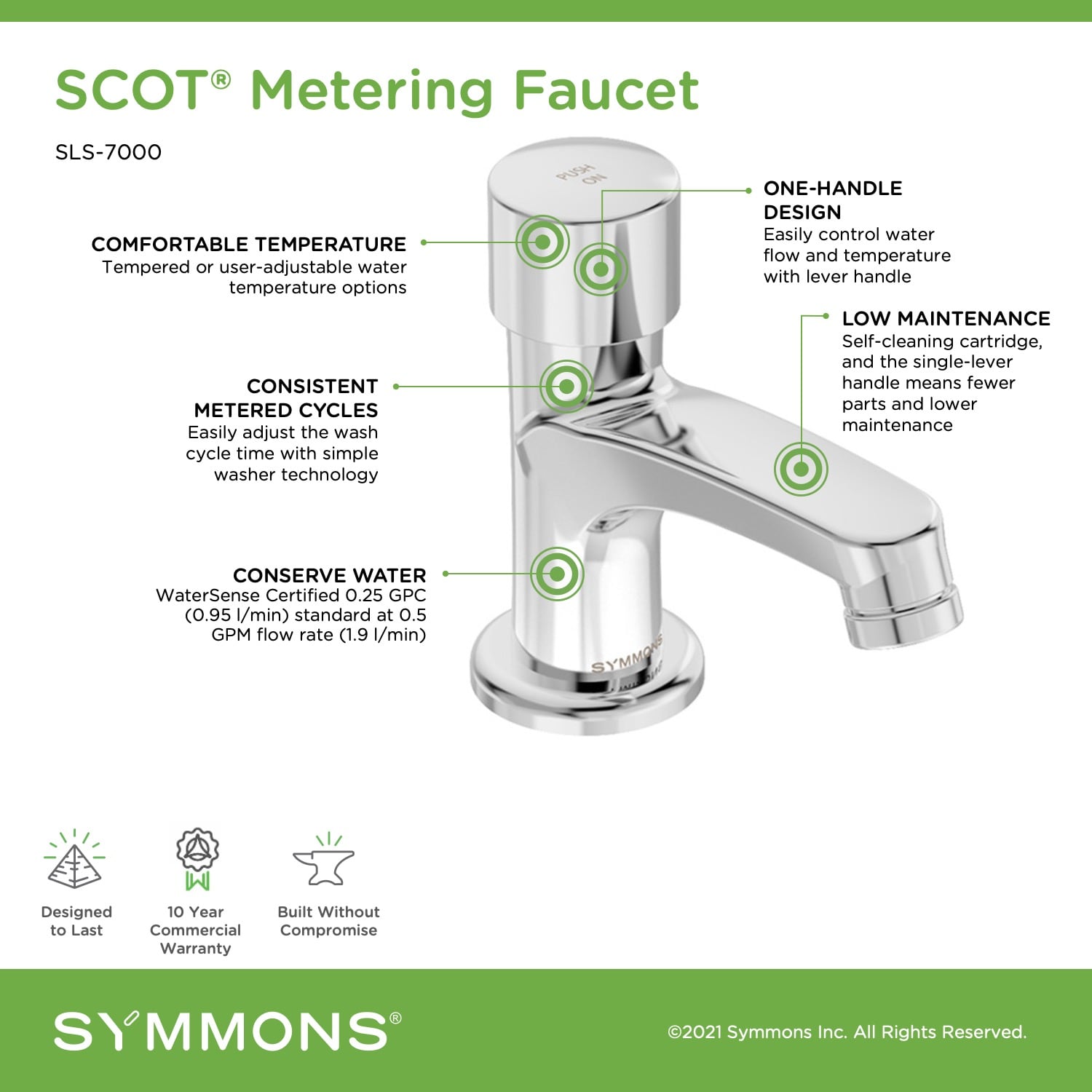 Symmons SLS-7000 Lavatory-Faucets - View #3