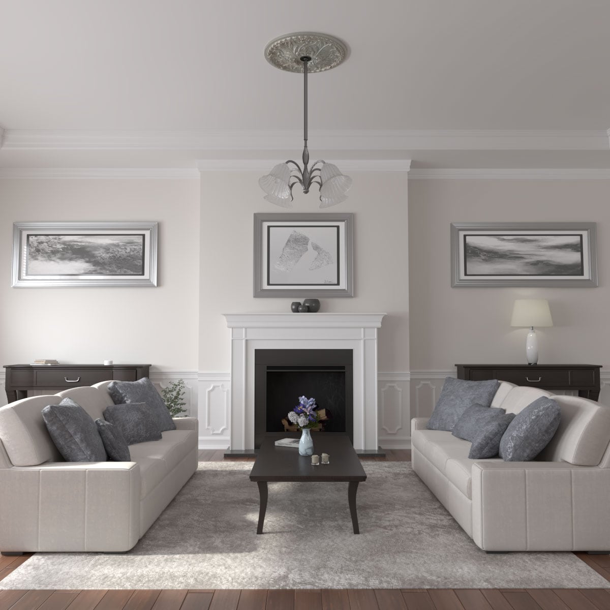 Ekena Millwork CM32TNFLS Ceiling-Medallions - View #4