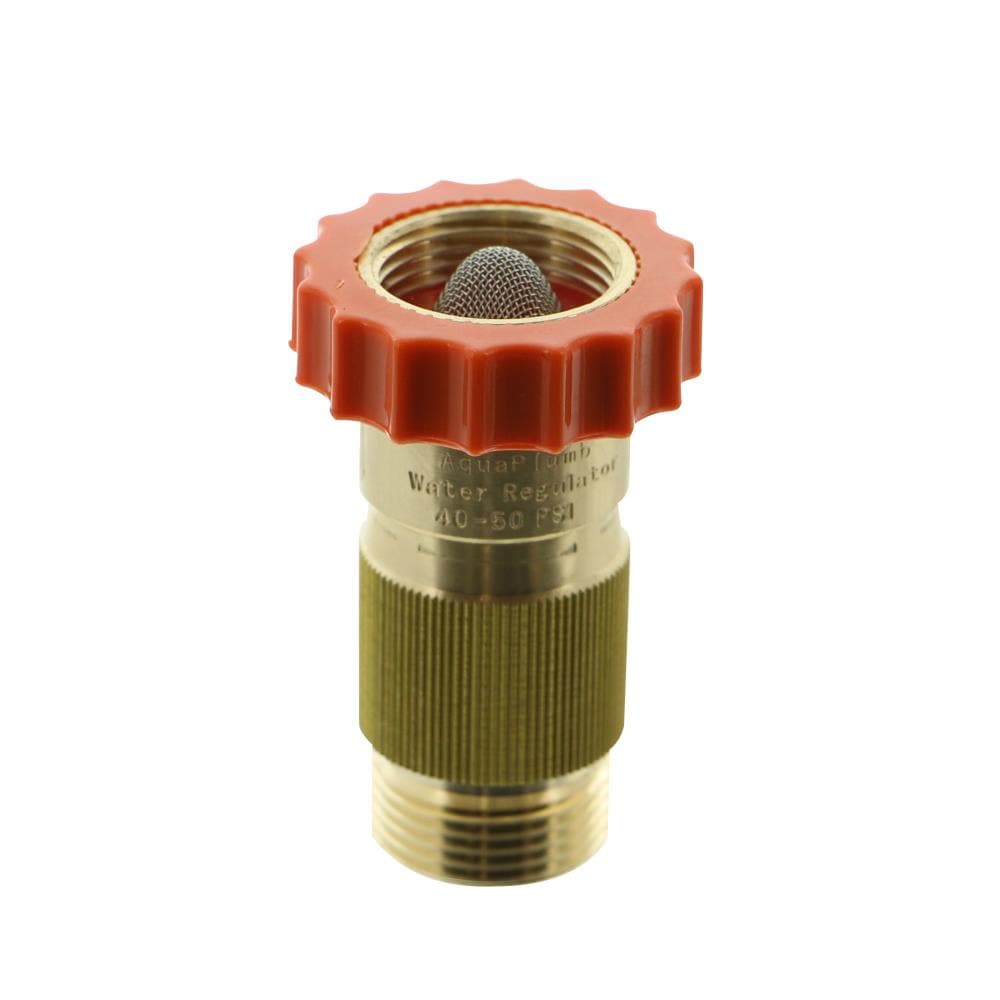 Road & Home RV Inlet Water Pressure Regulator with Consistent 40-50 with  Female Swivel Garden Hose Thread Inlet with Extra Large Grips and Male  Garden Hose Threaded Outlet with Brass Construction in