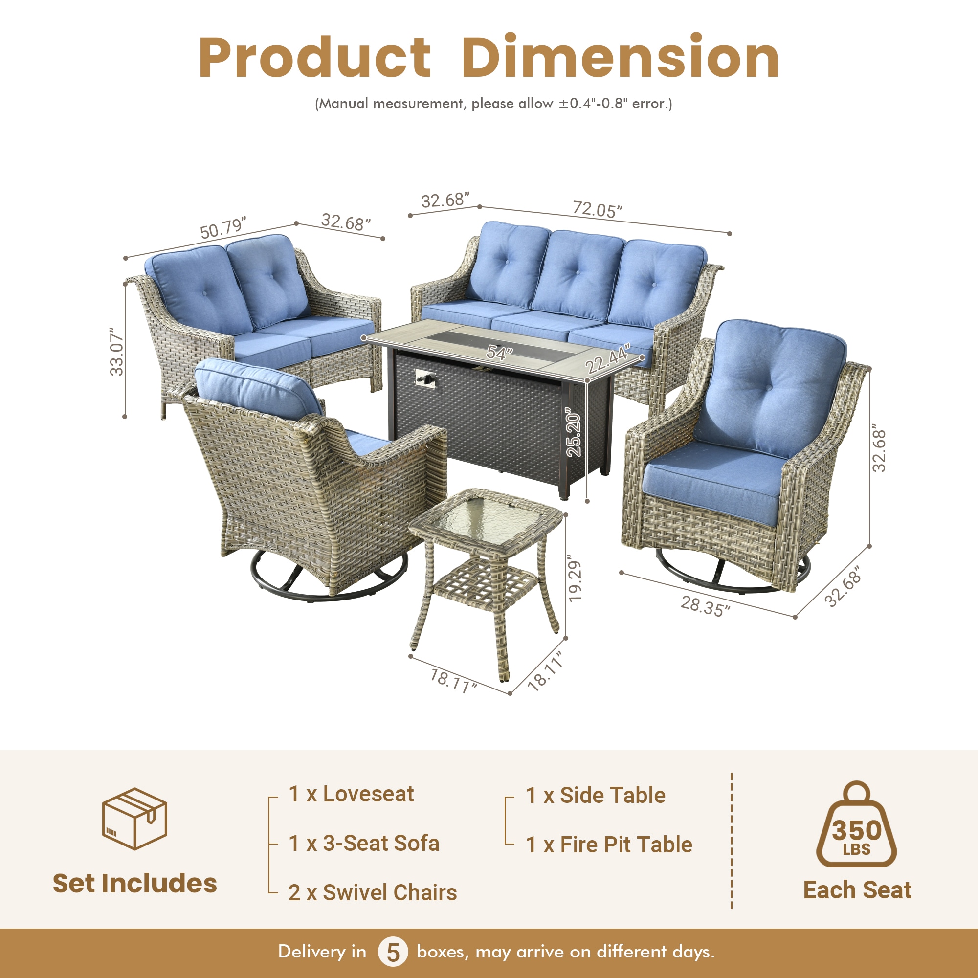 Caodoc L5-CFP03-YZPAD506 Patio-Sofas-Daybeds - View #6