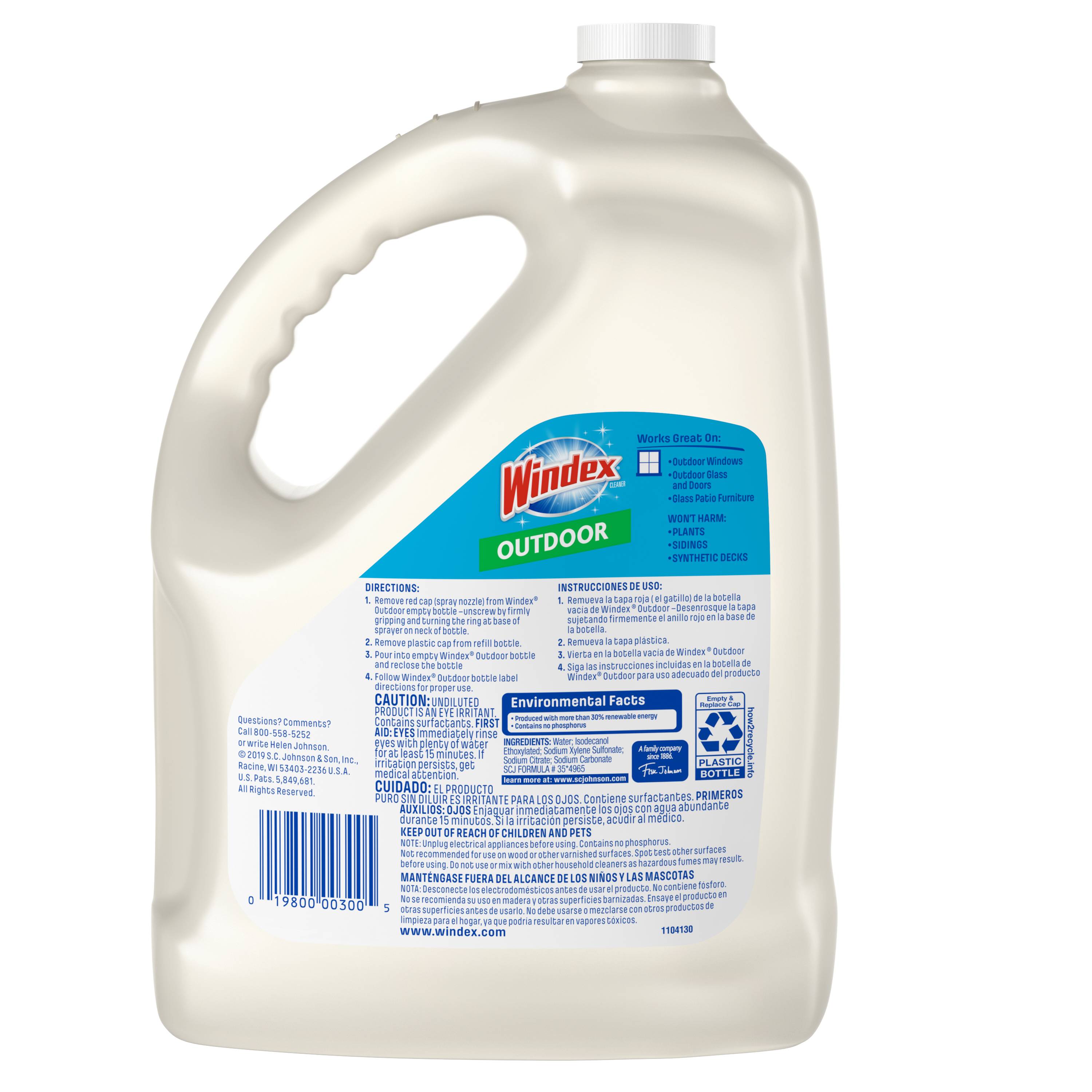 Windex Outdoor Glass & Patio Concentrated Cleaner 32 fl oz