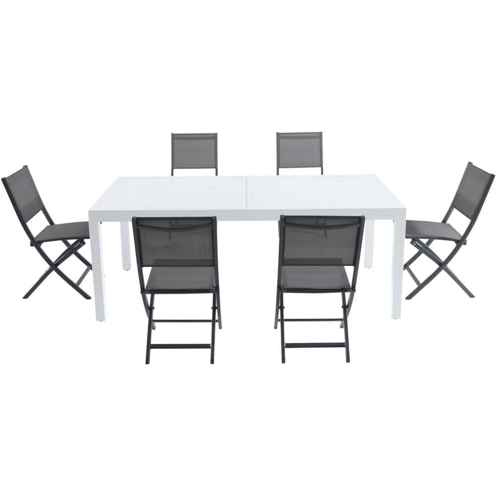 Hanover DELDN7PCFD-WG Patio-Dining-Sets - View #9
