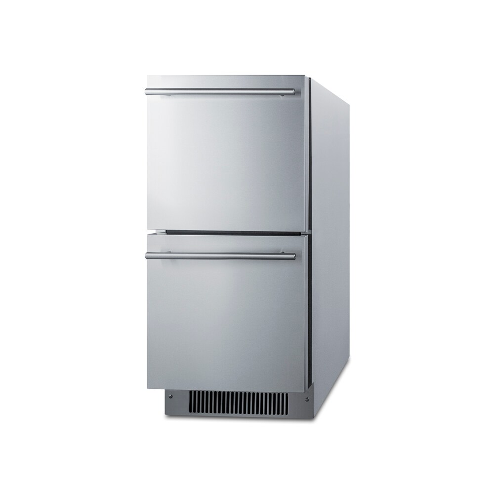 Summit Appliance ASDS1523 15 Shallow Depth ADA-Height Built-In  Undercounter Refrigerator - 115V