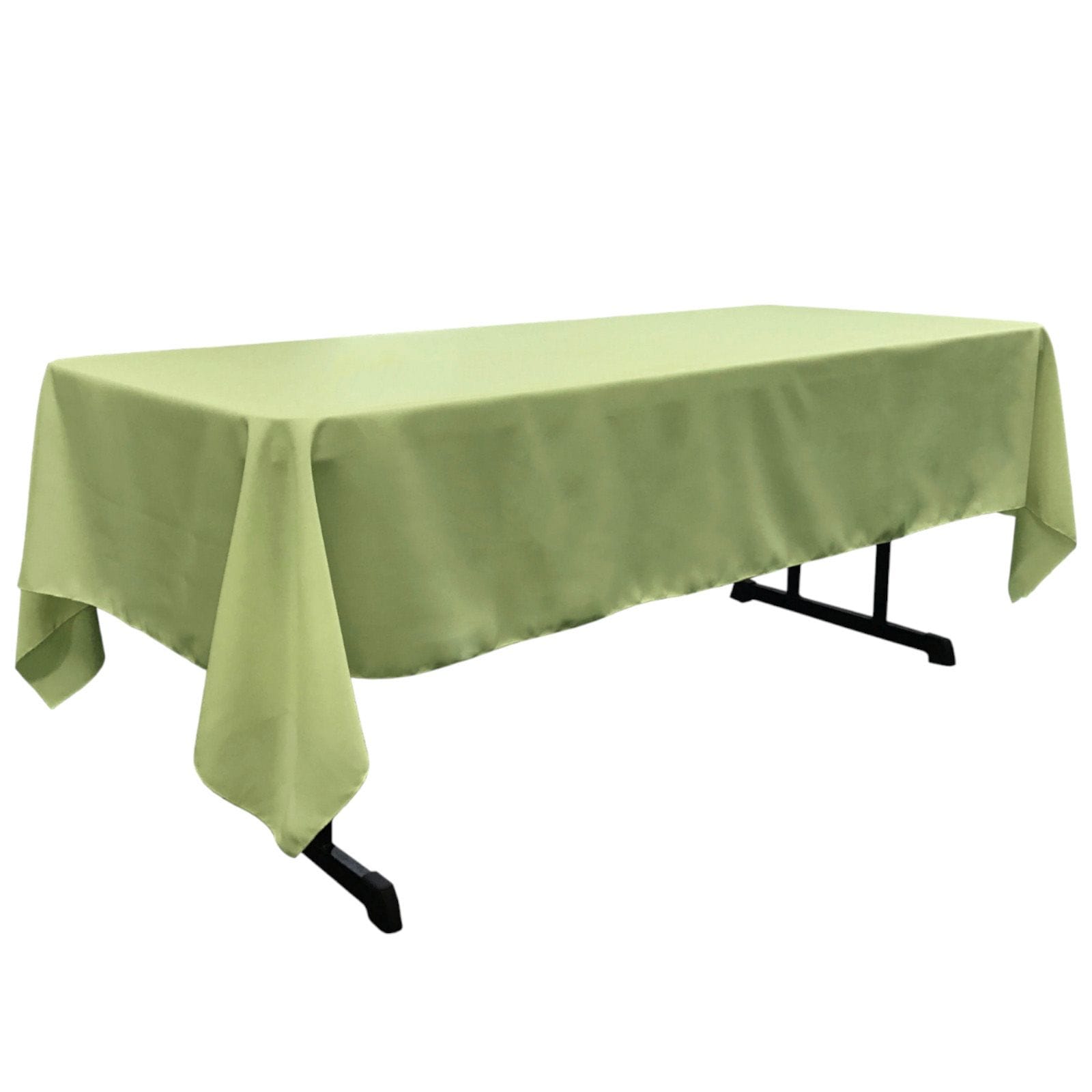 Slickblue Indoor and Outdoor Polyester Poplin Table Cover for 6-8 ft Rectangular Table Stain and Wrinkle Resistant Multiple Color and Size Options