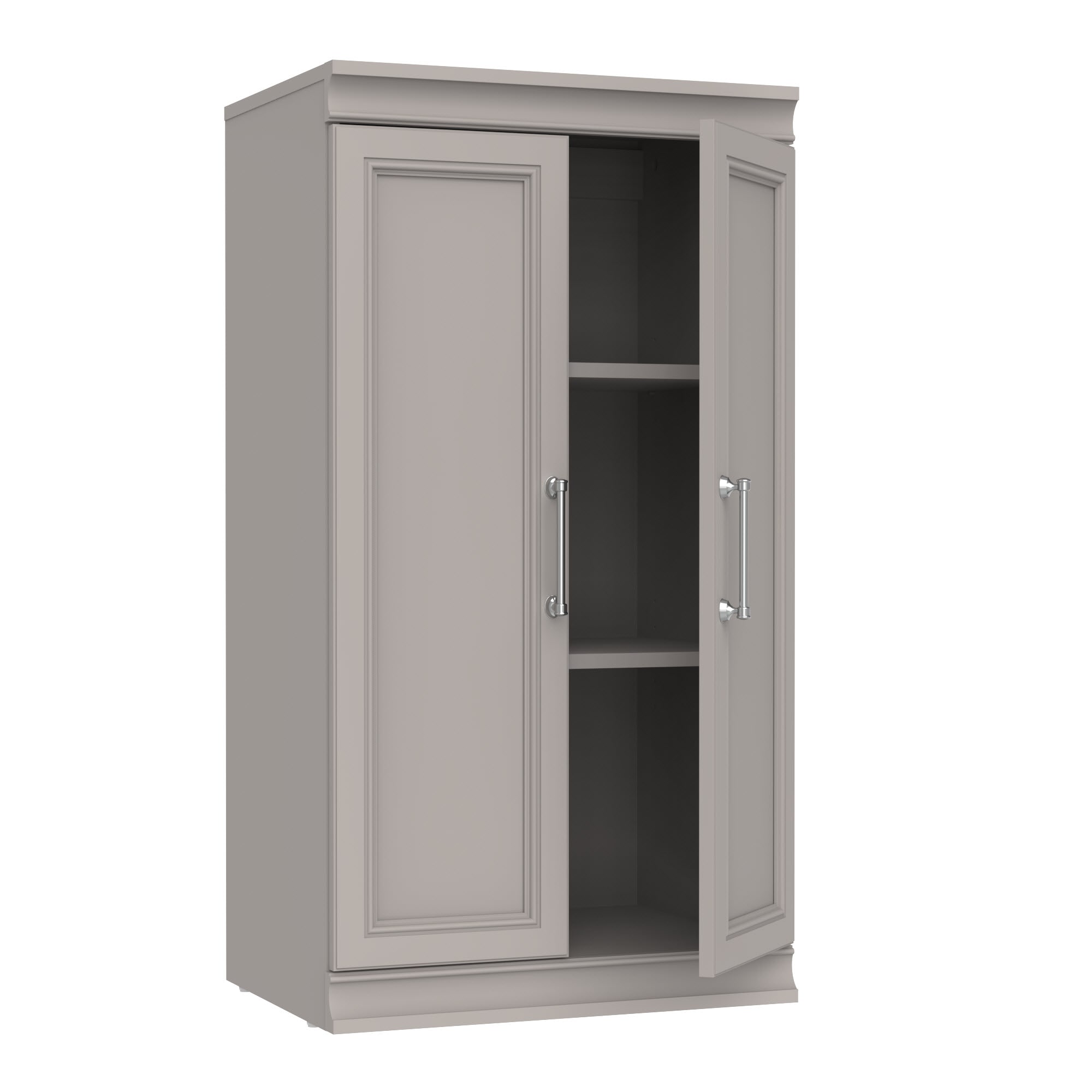 ClosetMaid 10000-04844 Modular Storage 1.78-Feet to 1.78-Feet W x 3.36-Feet H Taupe Solid Shelving Wood Closet System