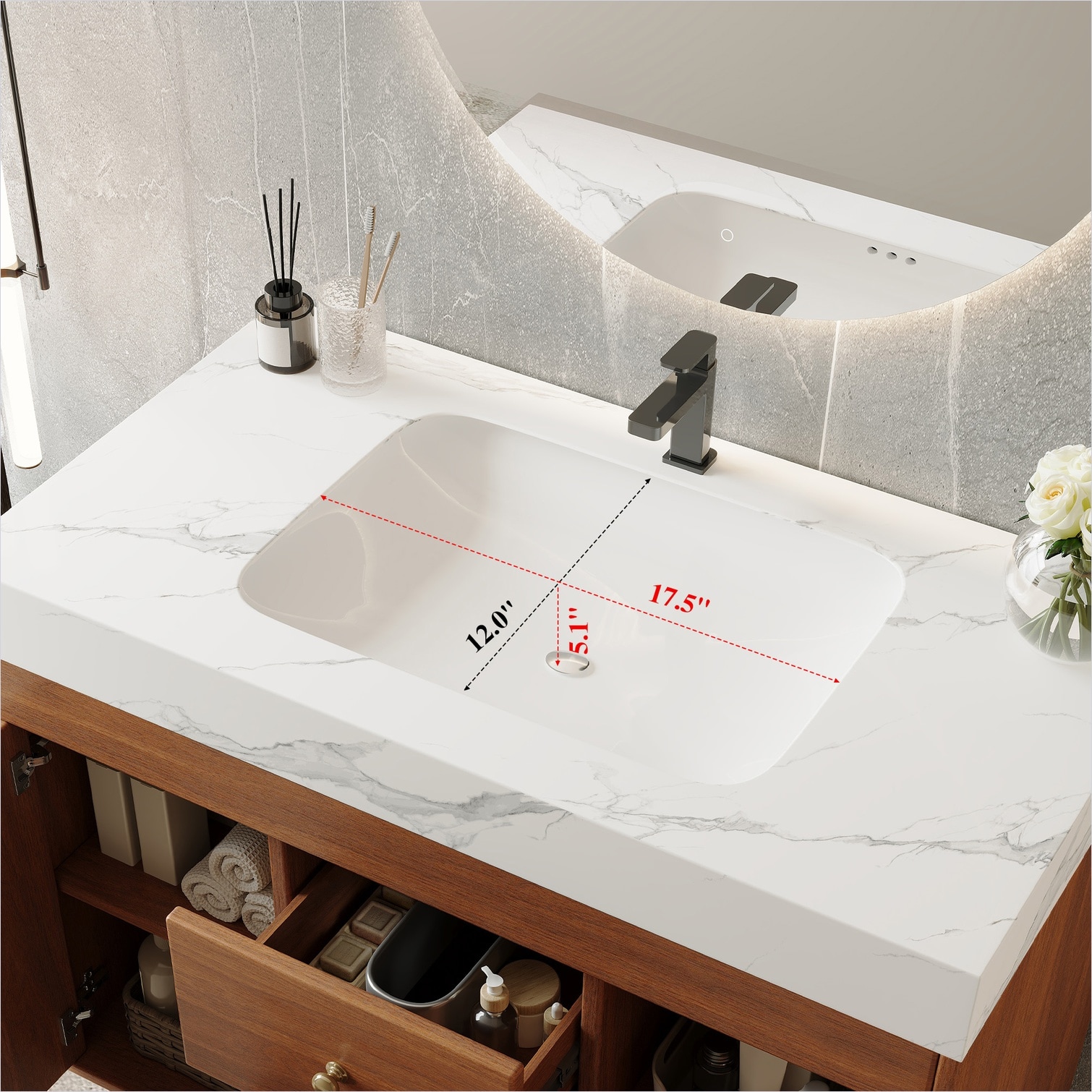 Naturefalls T594W6WFKZER Bath-Vanity-Combo - View #4