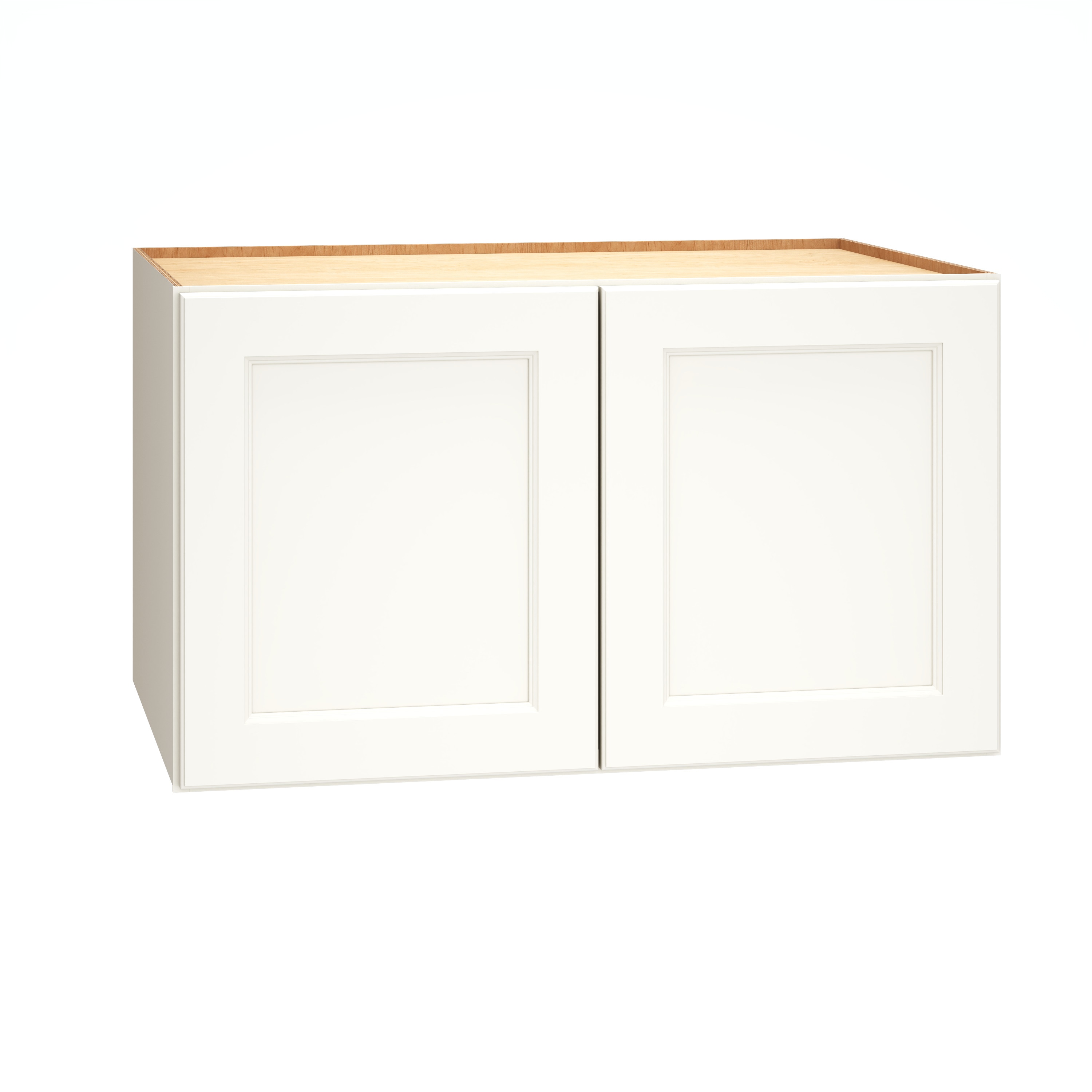 Diamond Express 325 W362124 Macaulay 36-in W x 21-in H x 24-in D White Wall Fully assembled Plywood Cabinet (Recessed Panel Square)