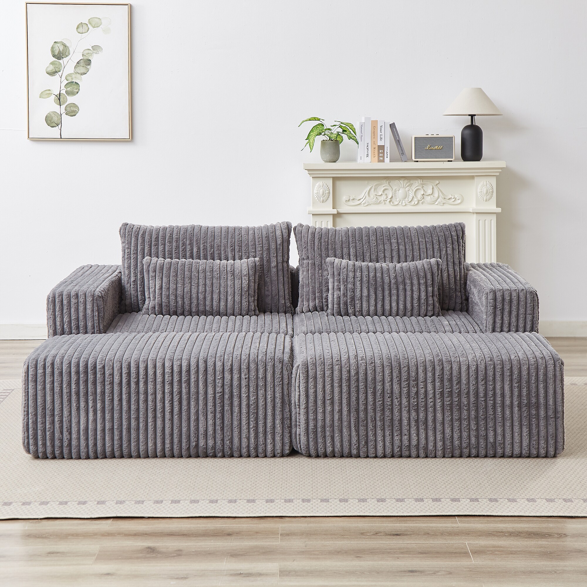 SINOFURN SYA020370GY Sofas-Loveseats - View #7
