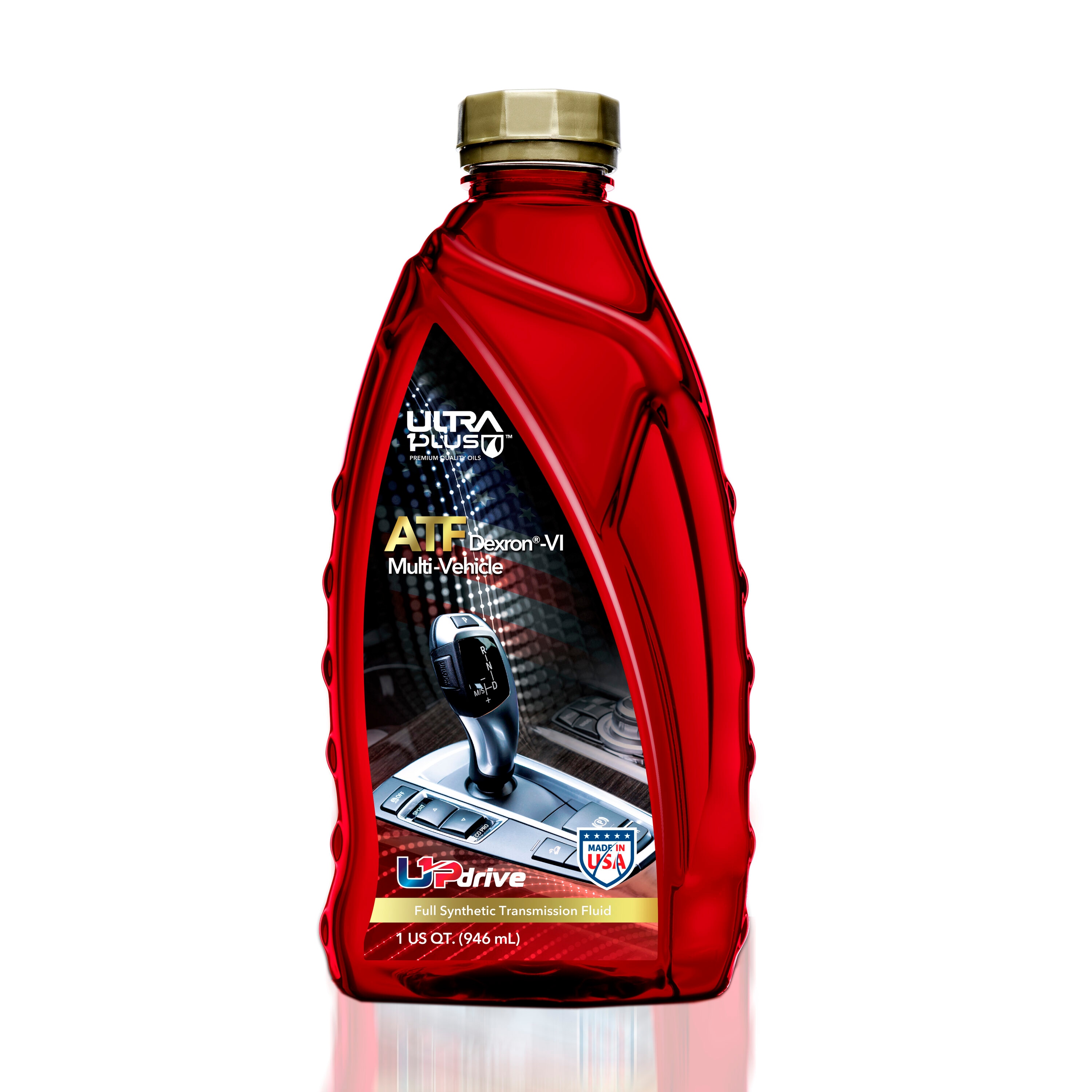 Ultra1Plus UFSDVIMVL  ATF Dexron VI Full Synthetic Transmission Fluid Multi-Vehicle 1 QT