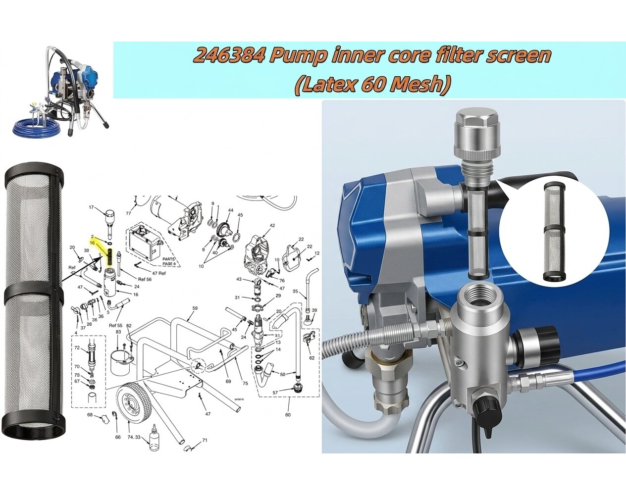 Etokfoks LETTI6LF3 Paint-Sprayer-Filters - View #4
