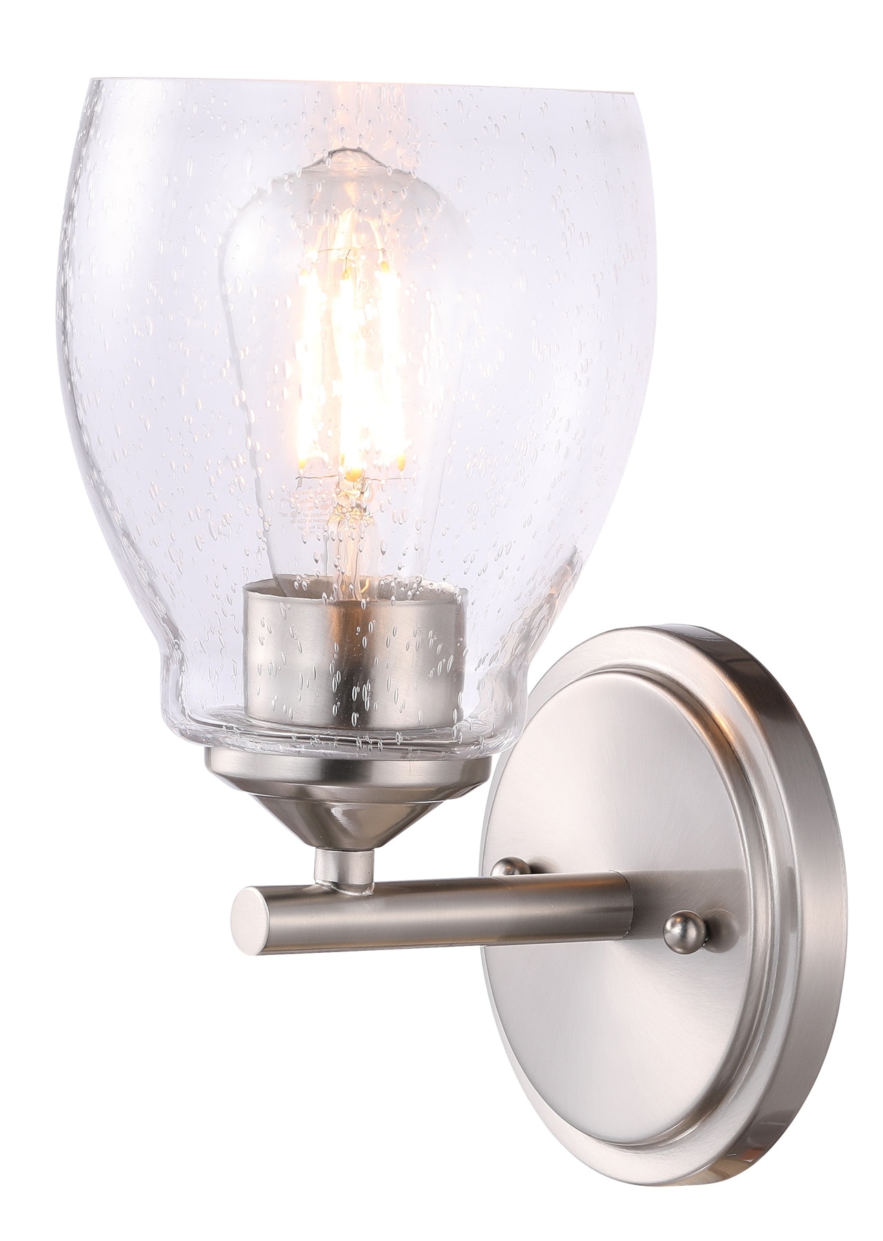 Minka Lavery 2431-84 Winsley 5.38-in 1 -Light Brushed Nickel Modern/contemporary Vanity light