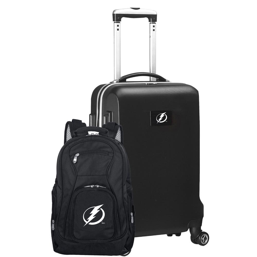 Mojo Licensing NHLIL104_BLACK 24 X 15 X 9.5 Black Polycarbonate Hardshell Suitcase Set (2-Bag)