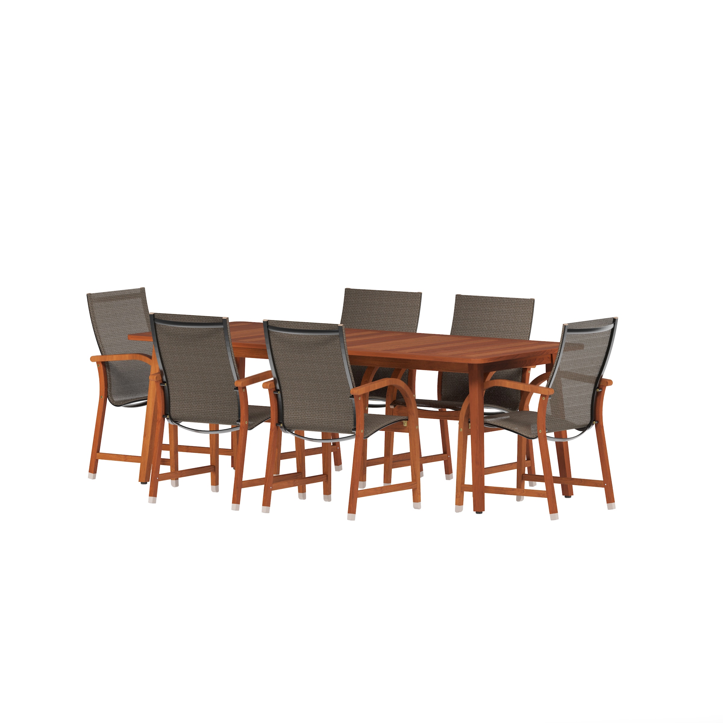 Amazonia ARI-6MANHBRW Patio-Dining-Sets - View #2