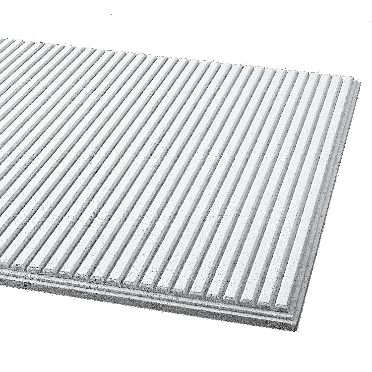 Armstrong Ceilings 2602 24-in x 24-in Graphis Rustex 12-Pack White Patterned 15/16-in Drop Acoustic Panel Ceiling Tiles