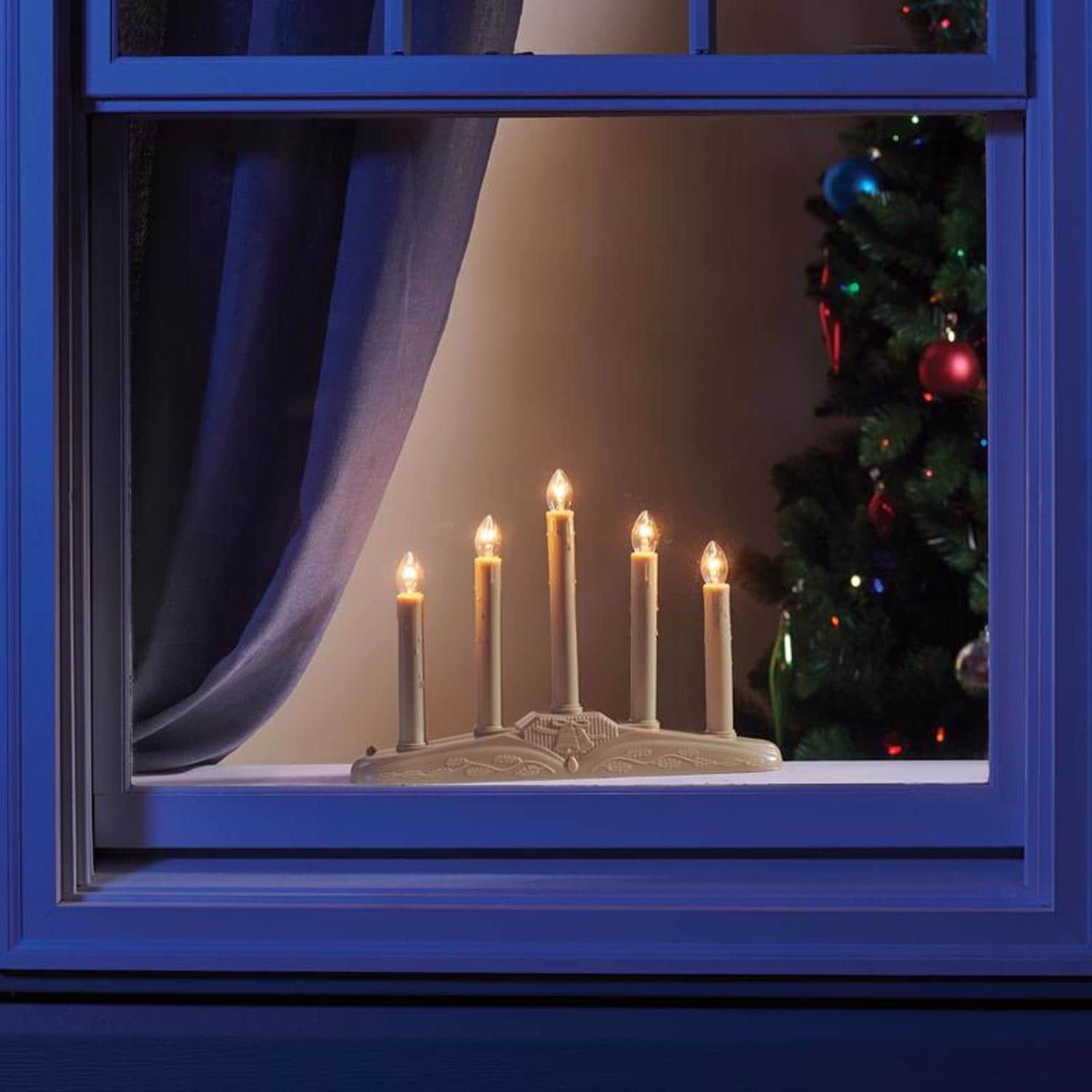 Celebrations - Incandescent Clear/White Candolier