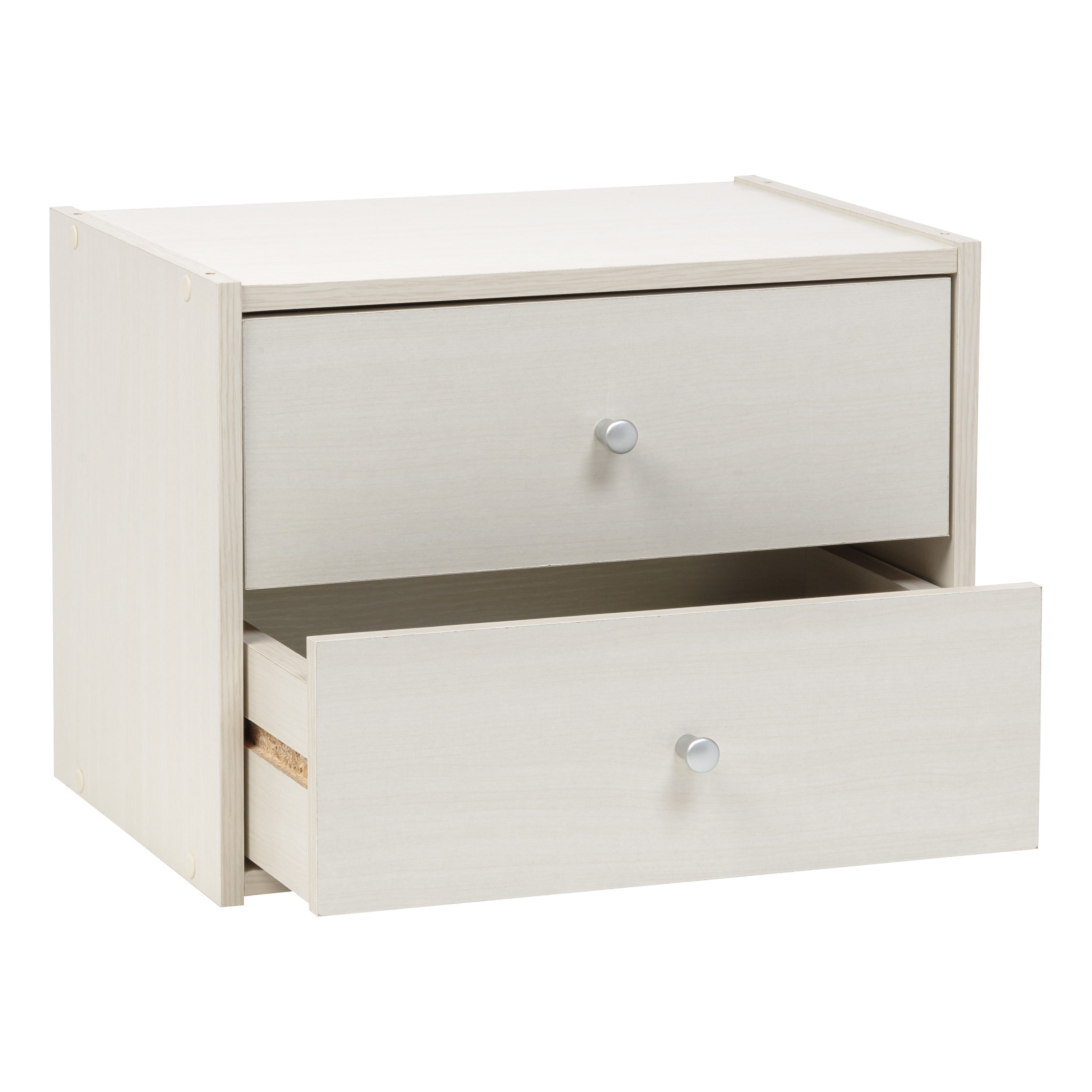IRIS Chest White 2-Drawer Chest in the Chests department at