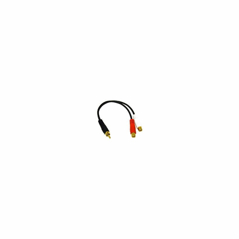 FastTrack ZX9CTG3492 VALUE SERIES RCA PLUG TO RCA JACK x 2 Y-CABLE