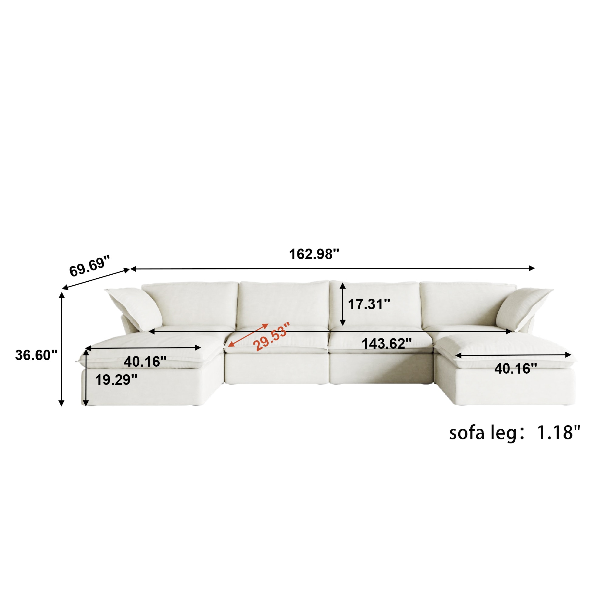 BuotiqHom DH-S4+2-120WE Sofas-Loveseats - View #7